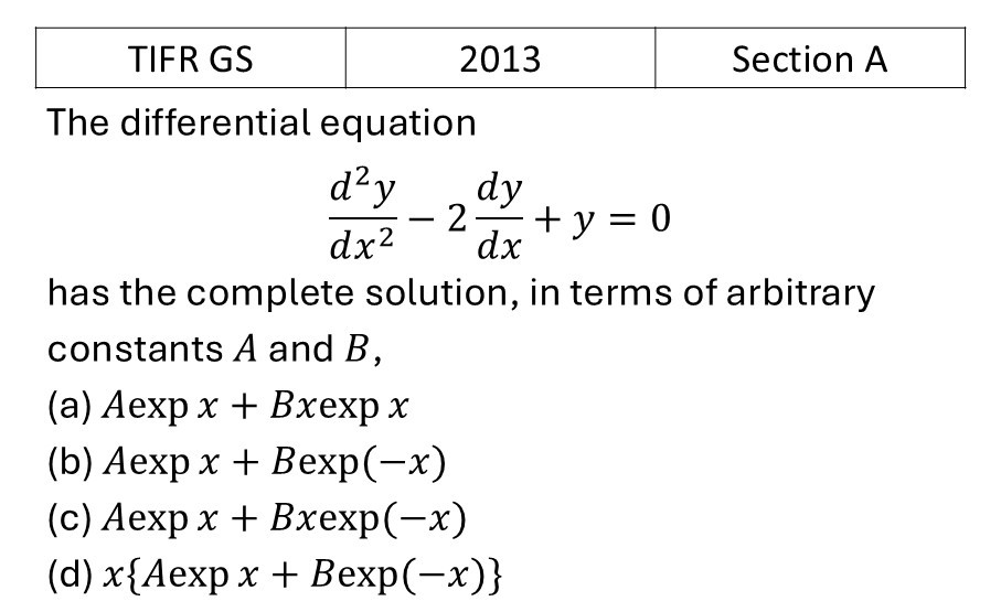 Question 1