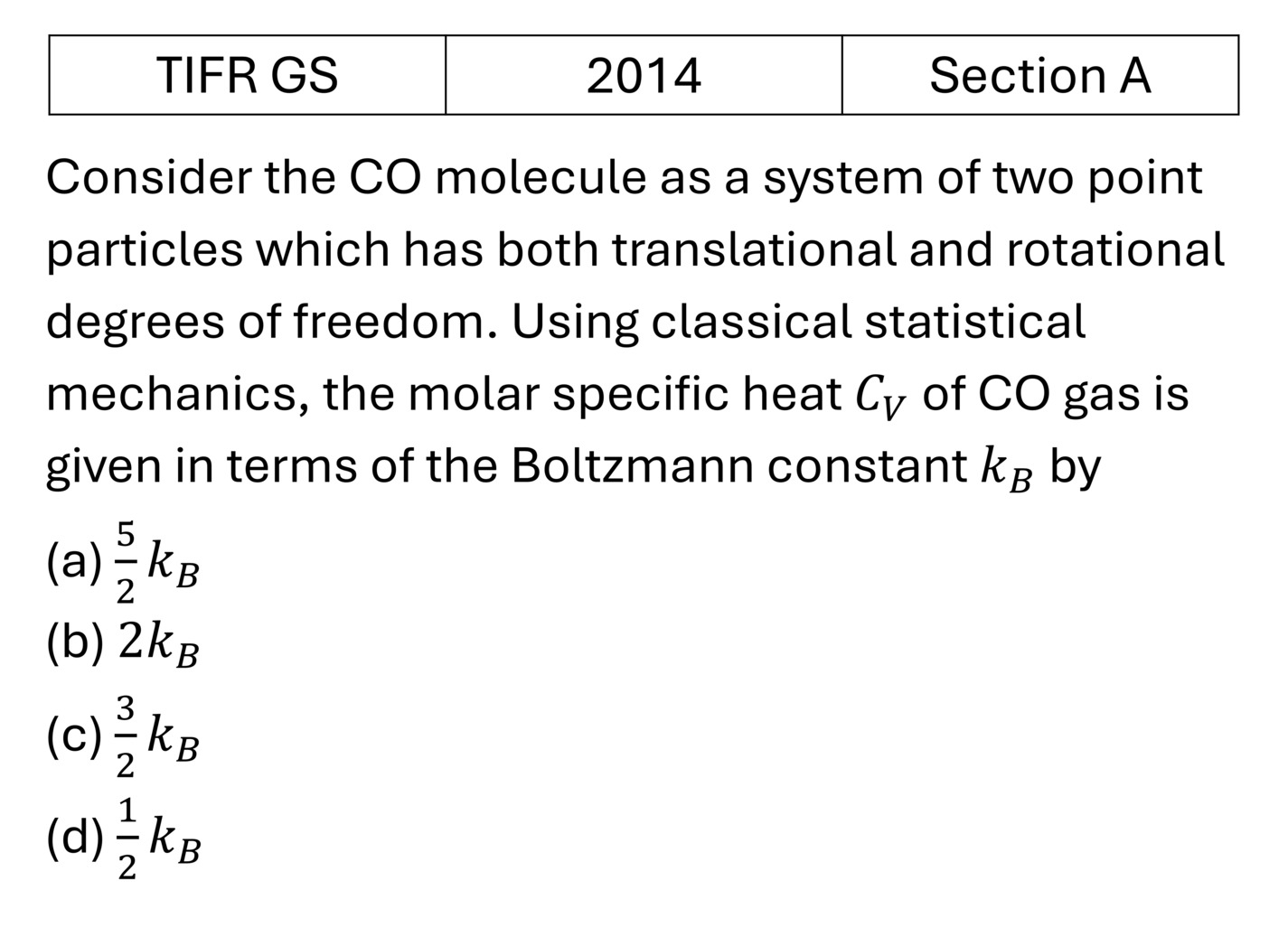 Question 2