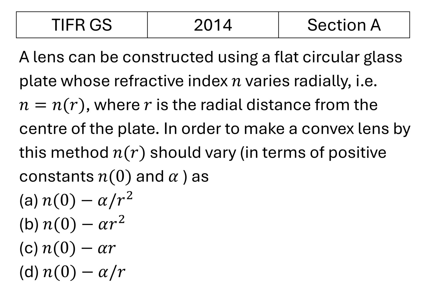 Question 3