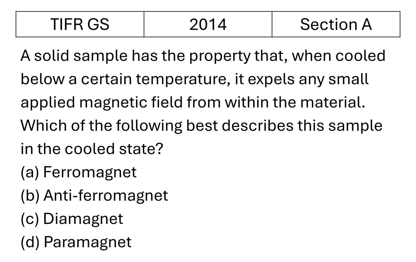 Question 3