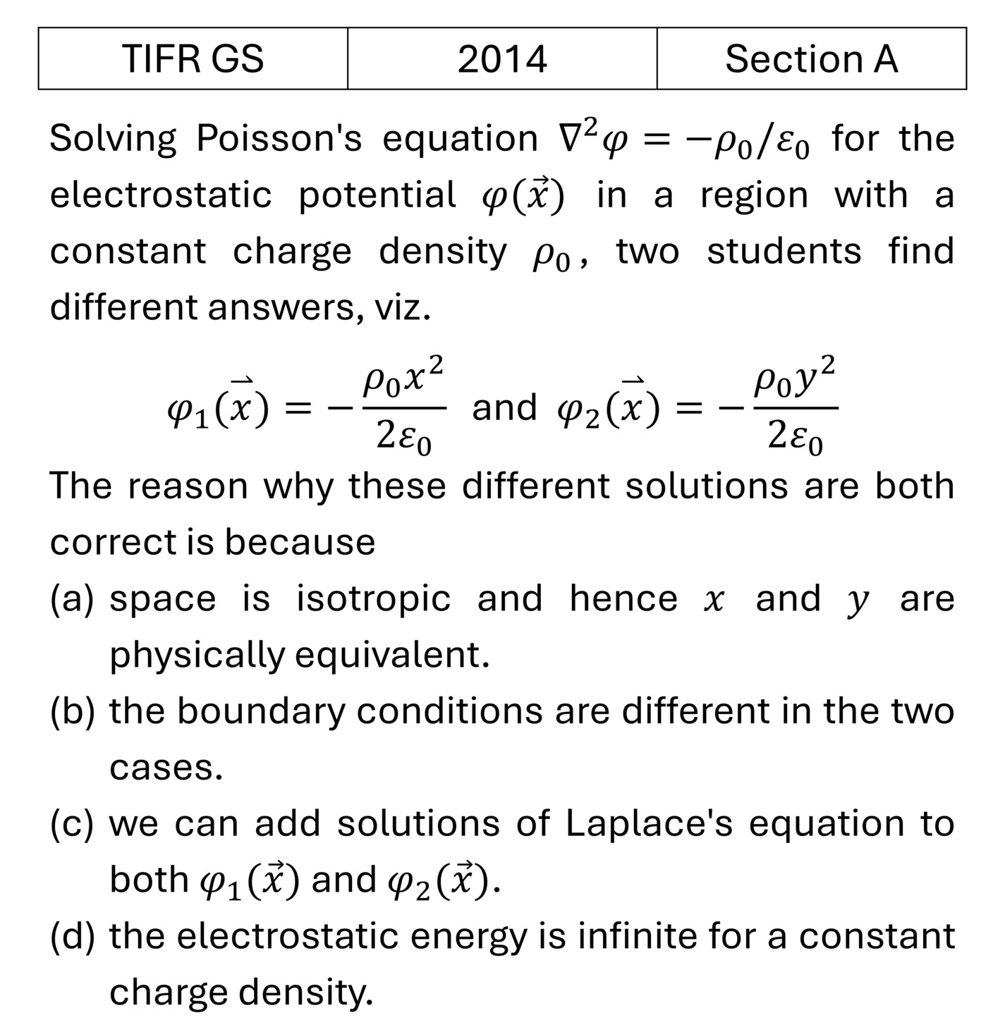 Question 4