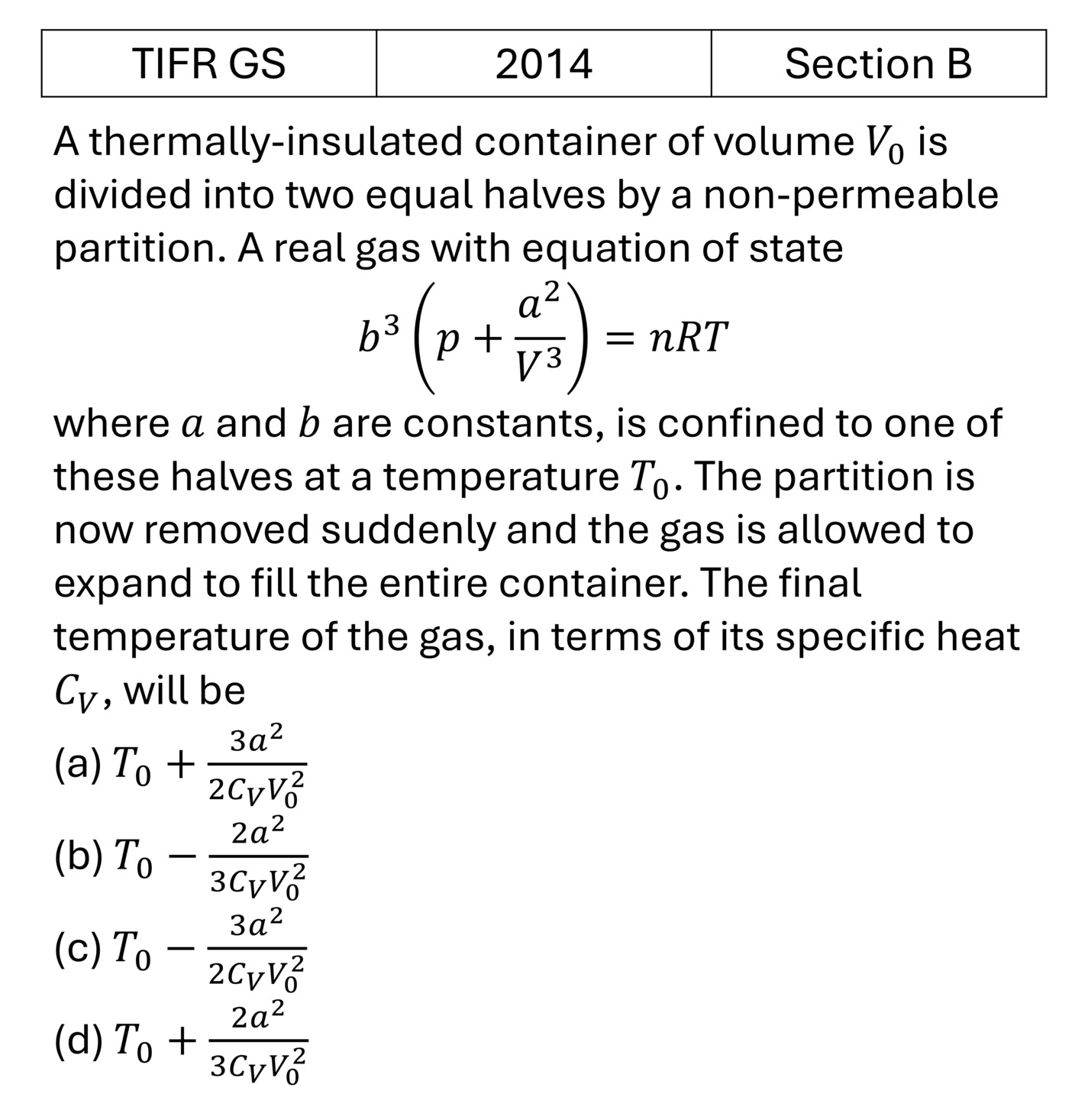 Question 3