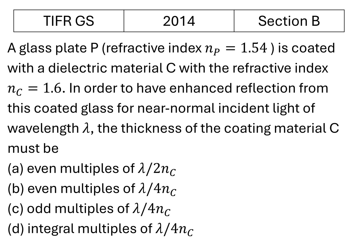 Question 4