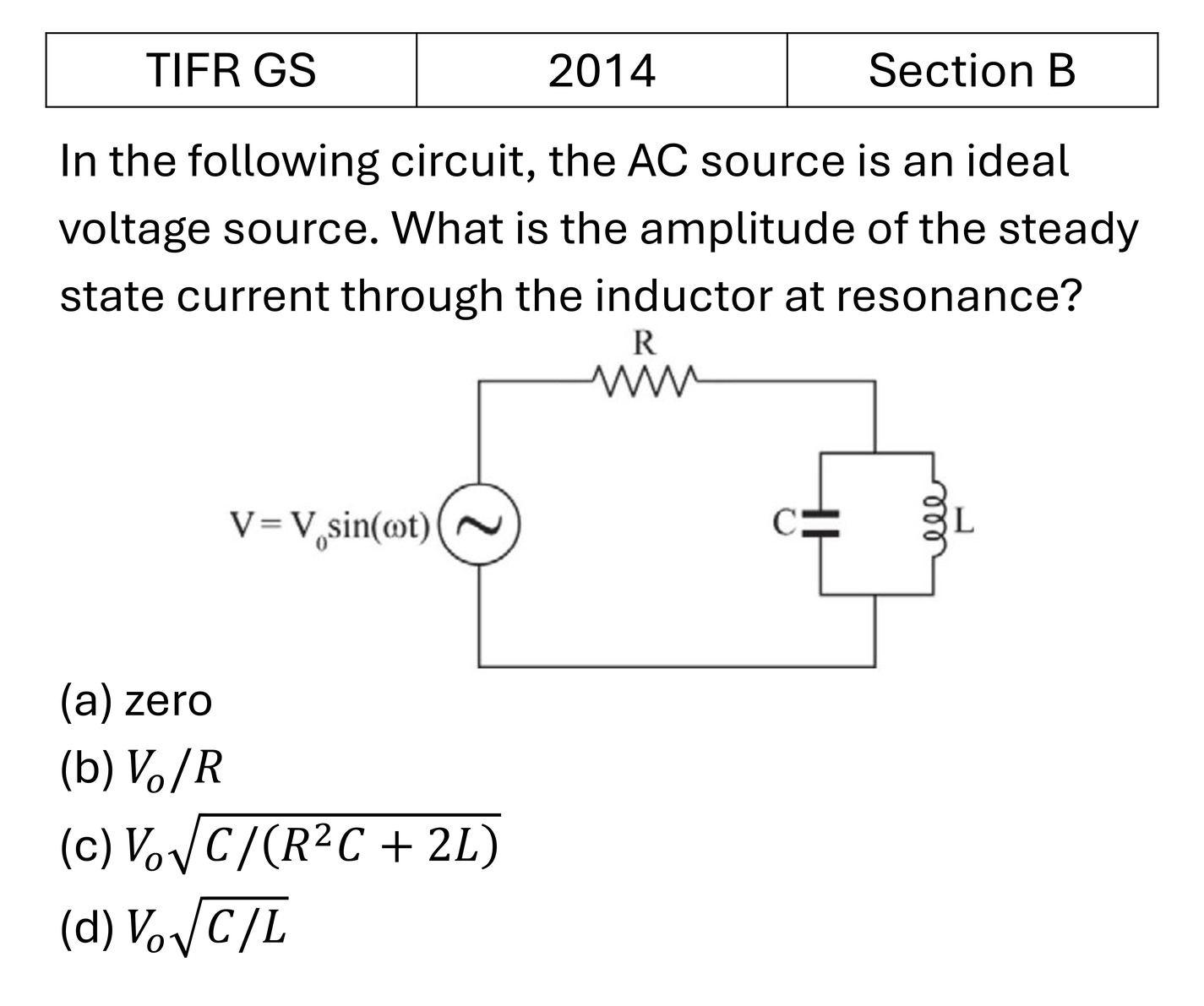 Question 1