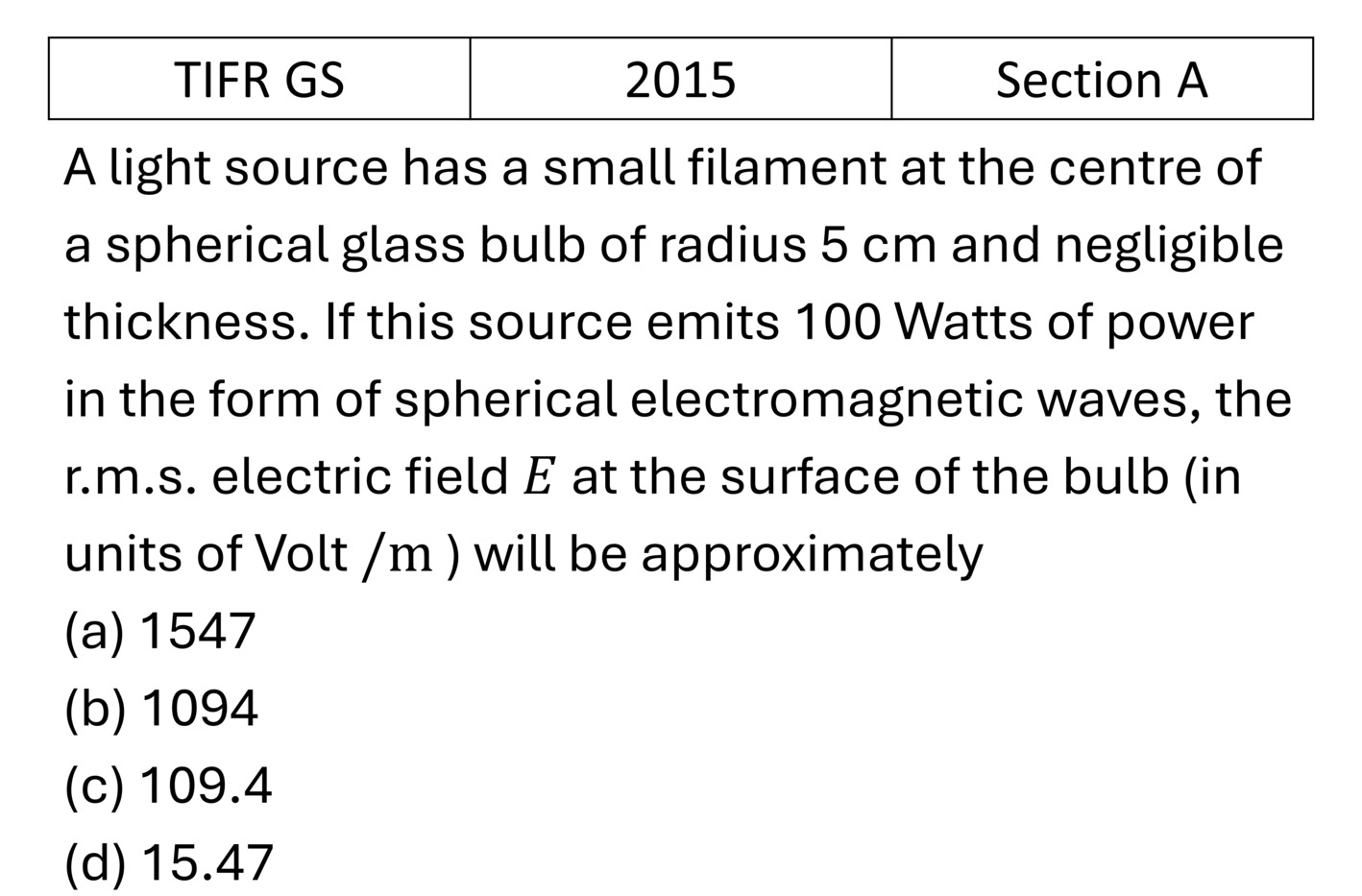 Question 2