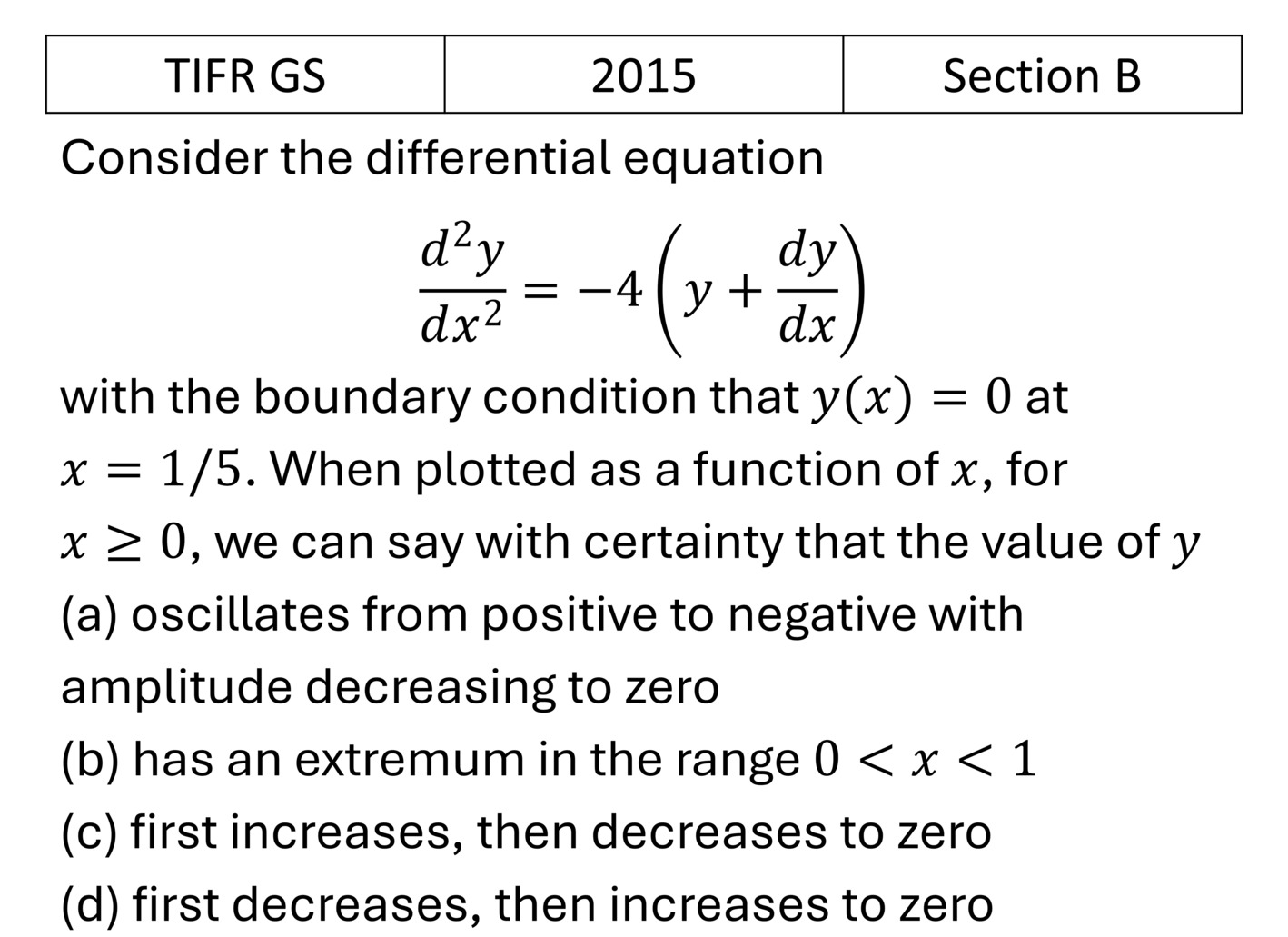 Question 3