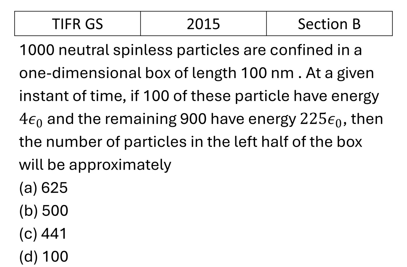Question 1
