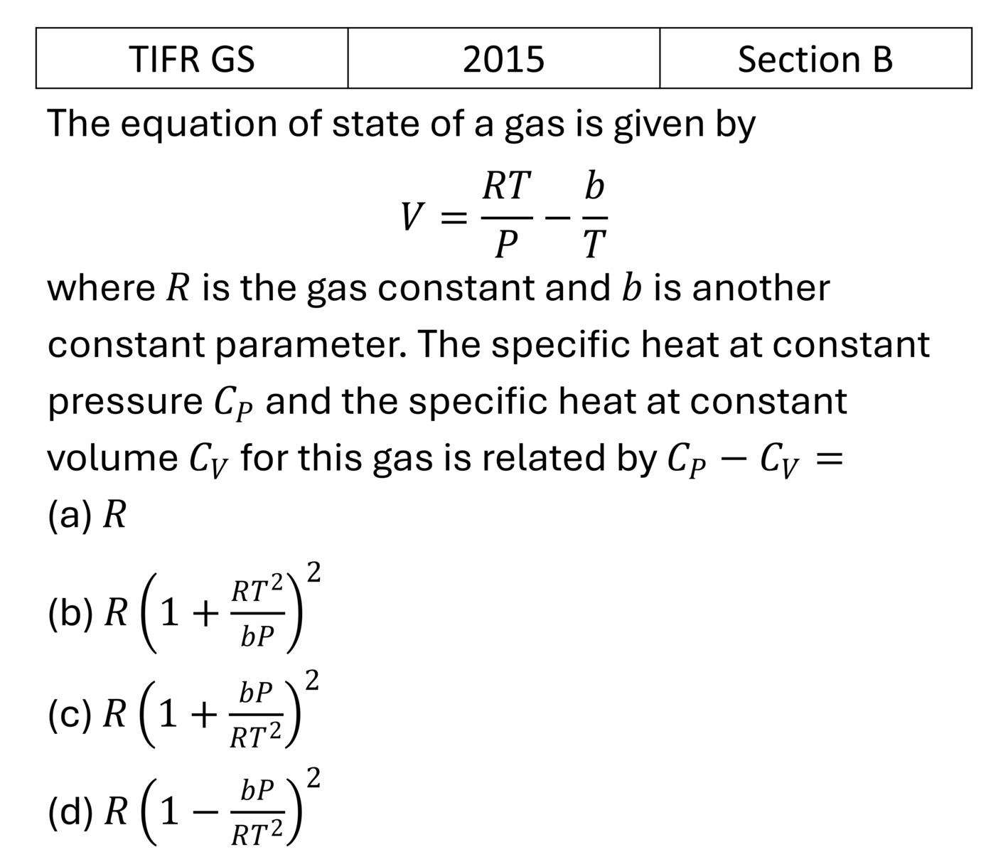 Question 5