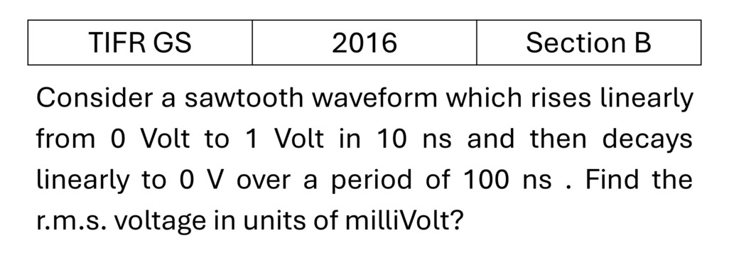 Question 1