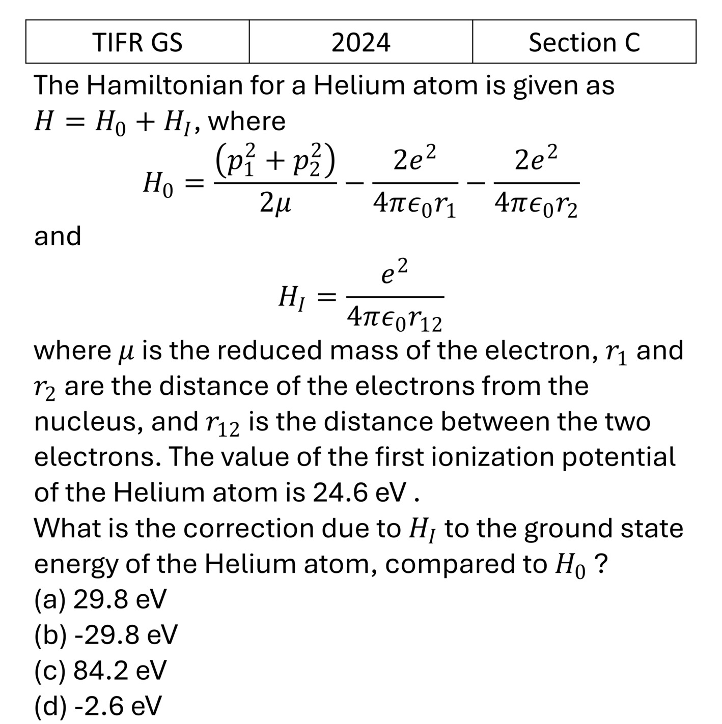 Question 8