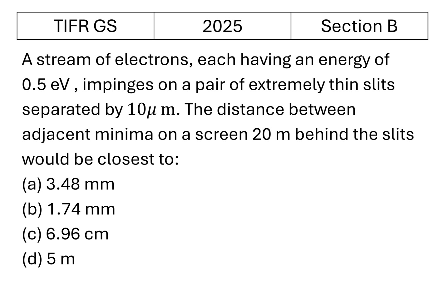 Question 20