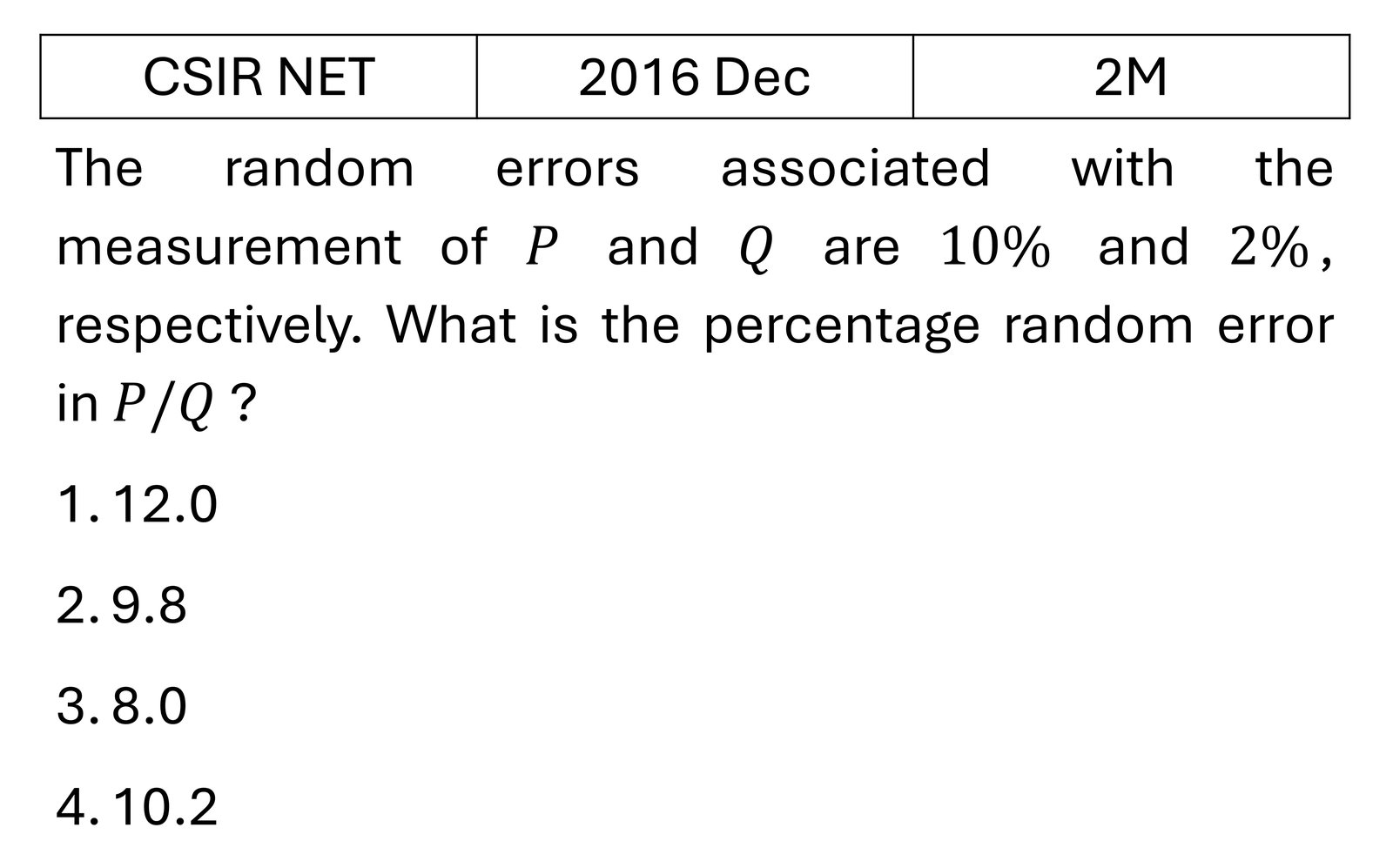 Question 8