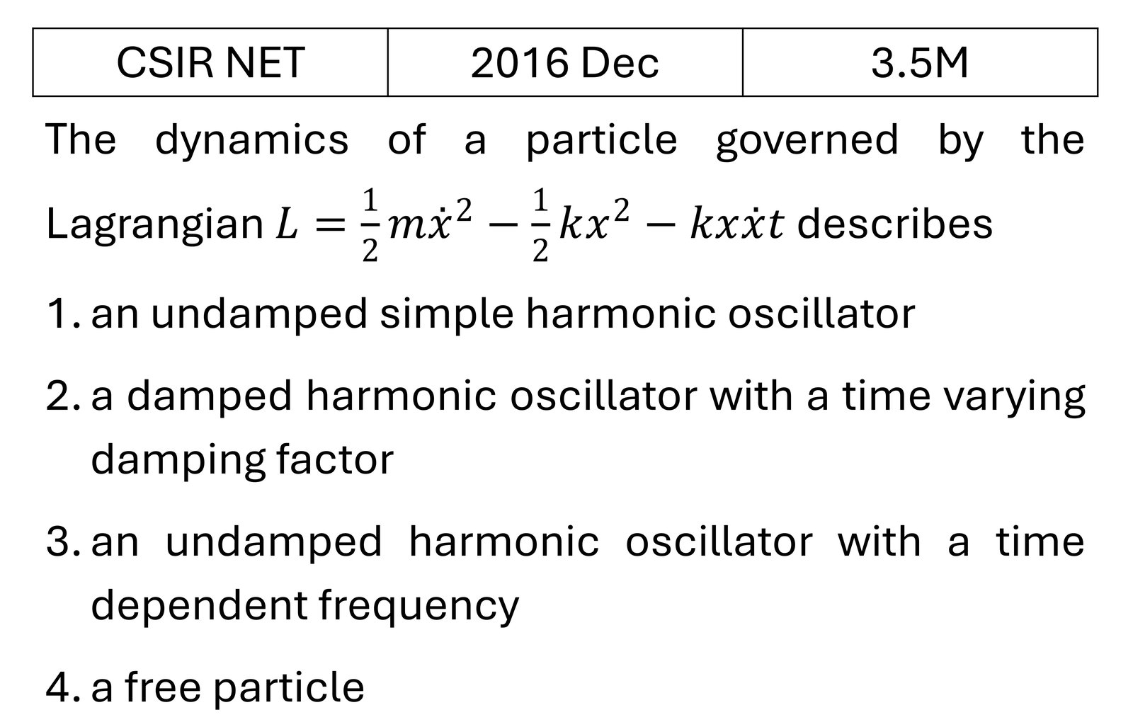 Question 3