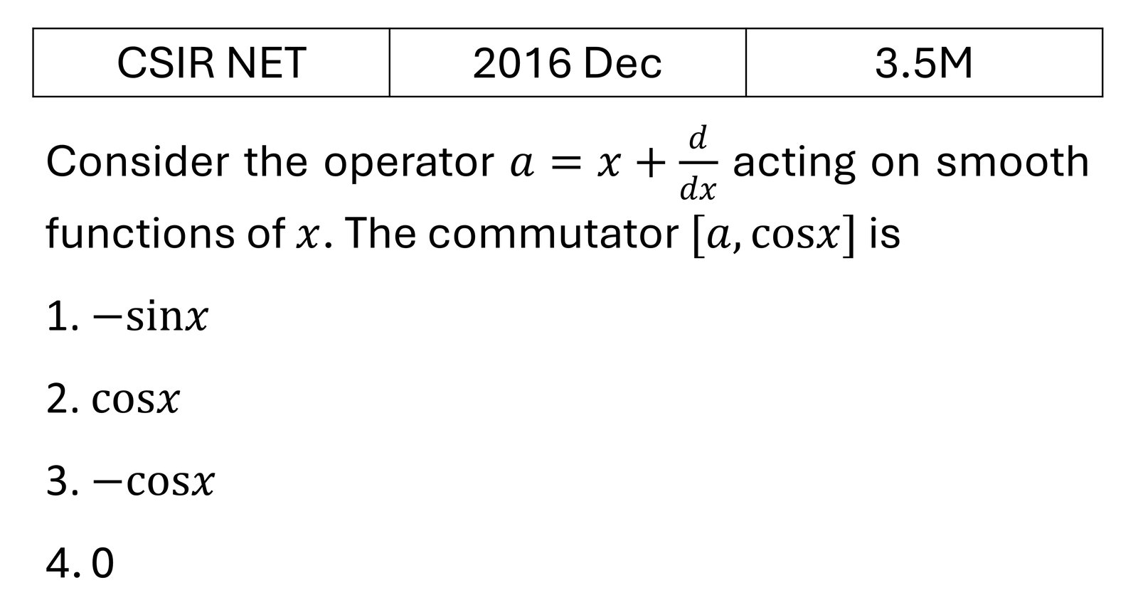 Question 7