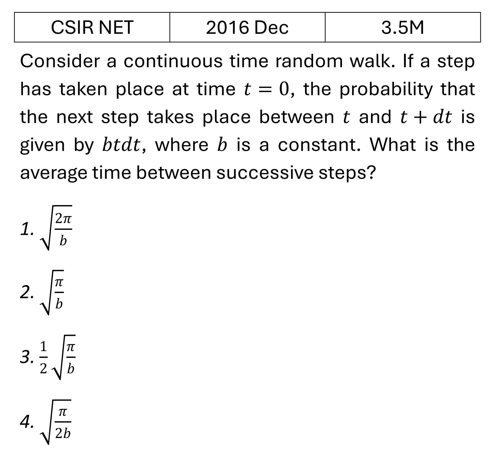 Question 3