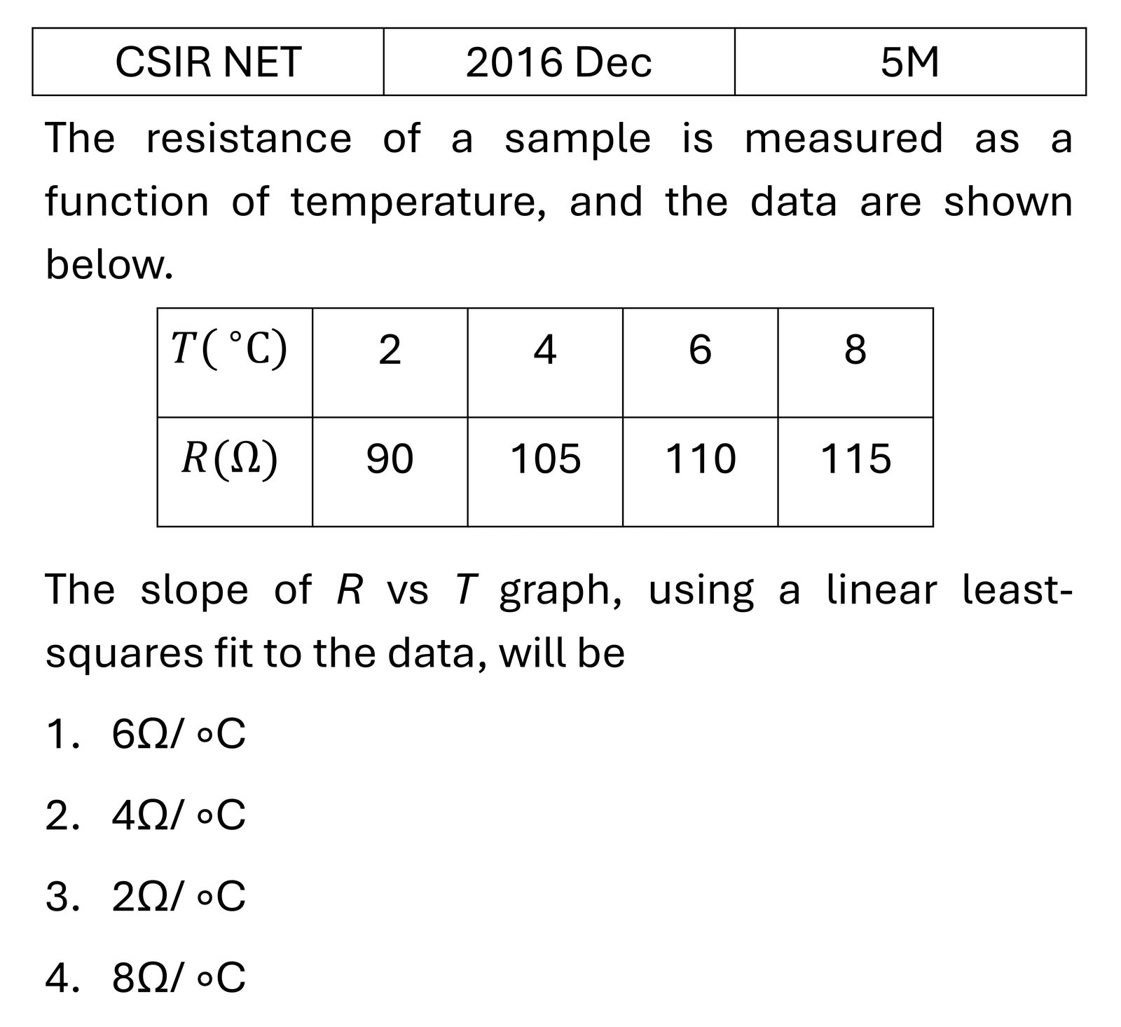 Question 3