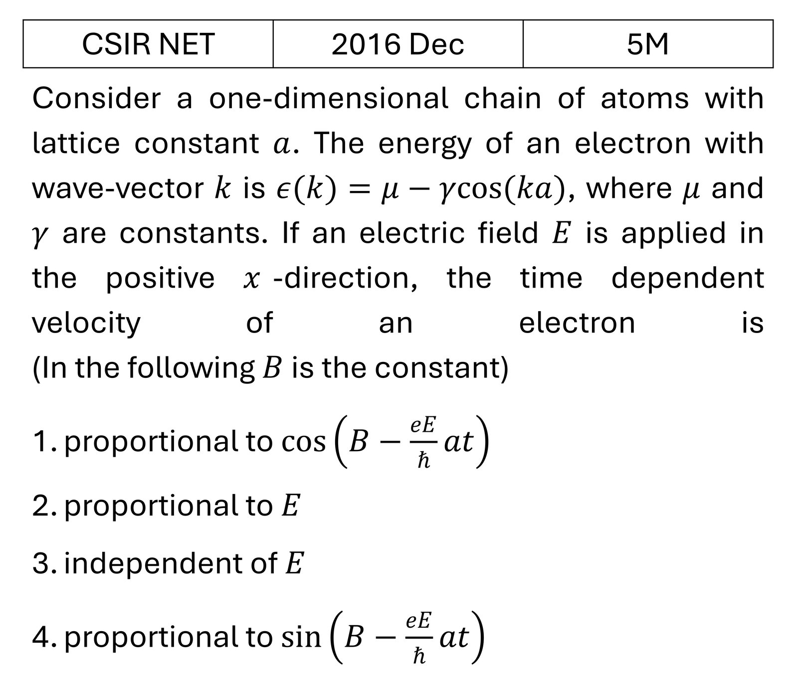 Question 3