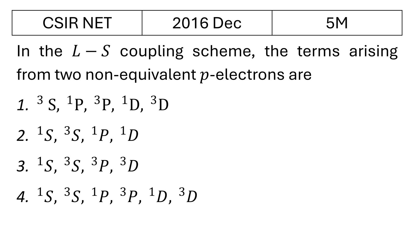 Question 4