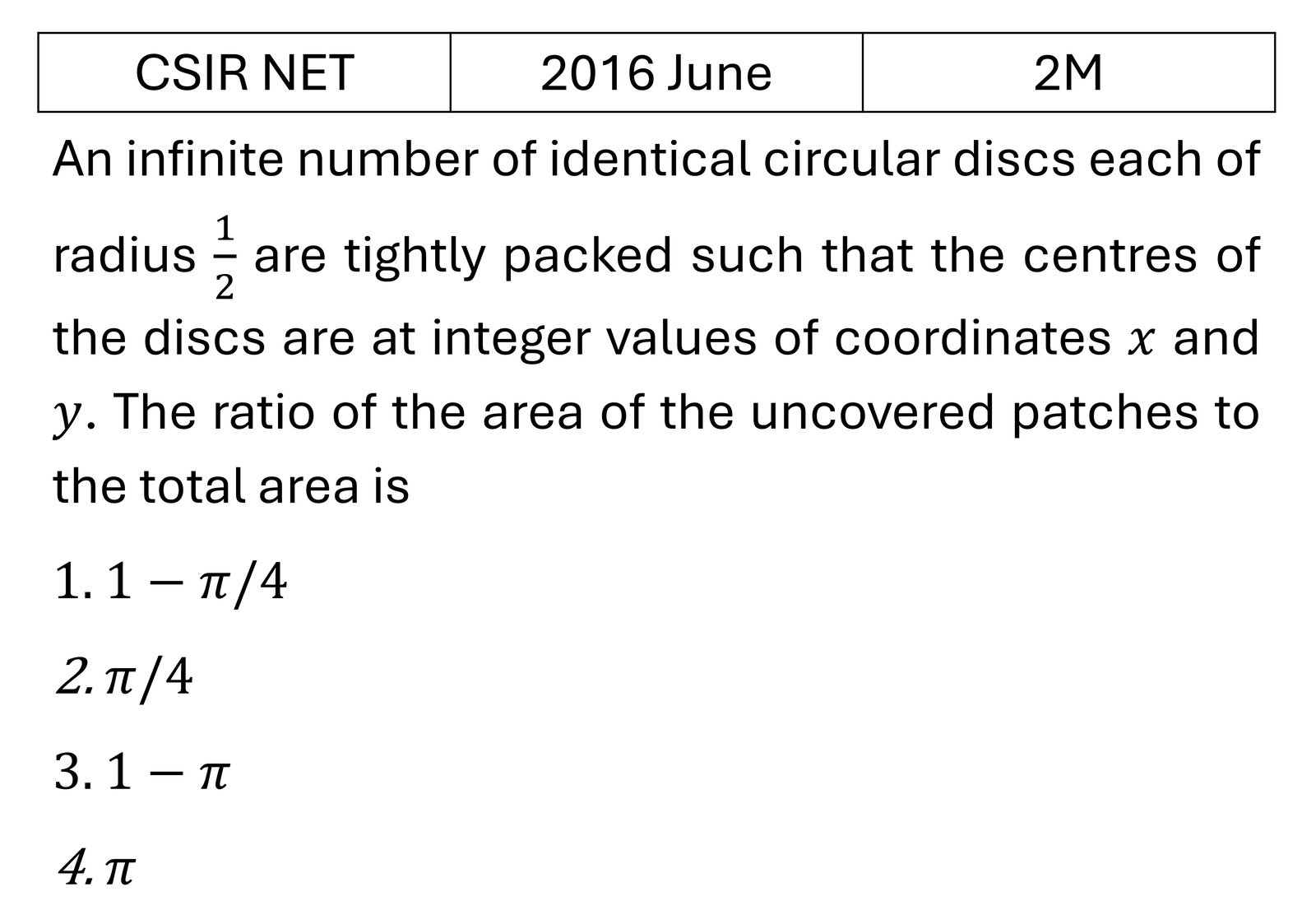 Question 16