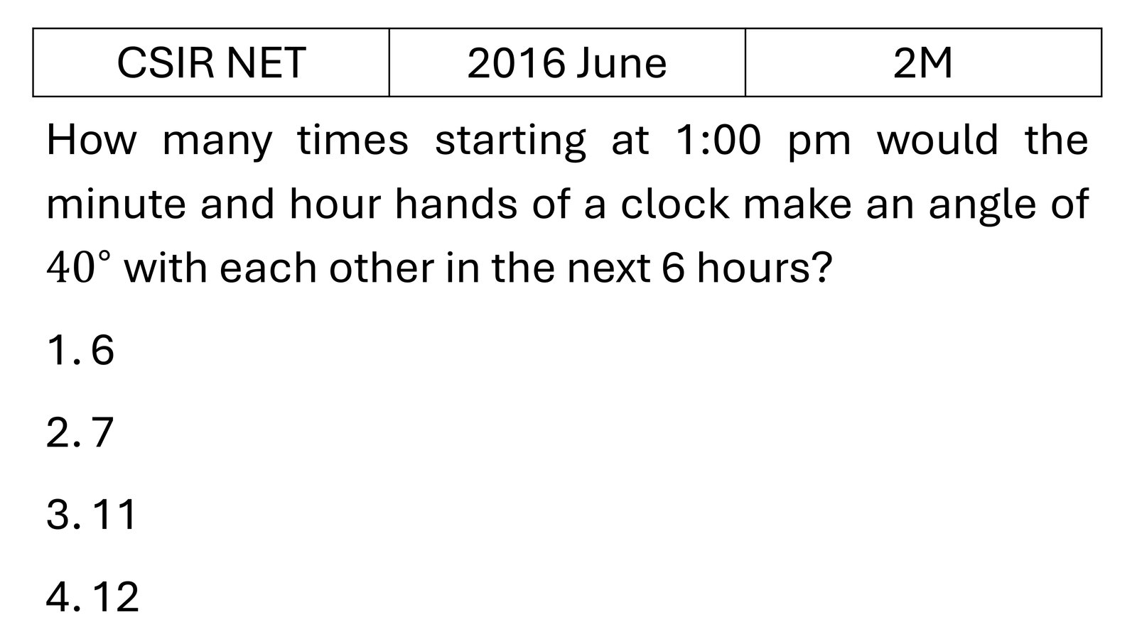 Question 16