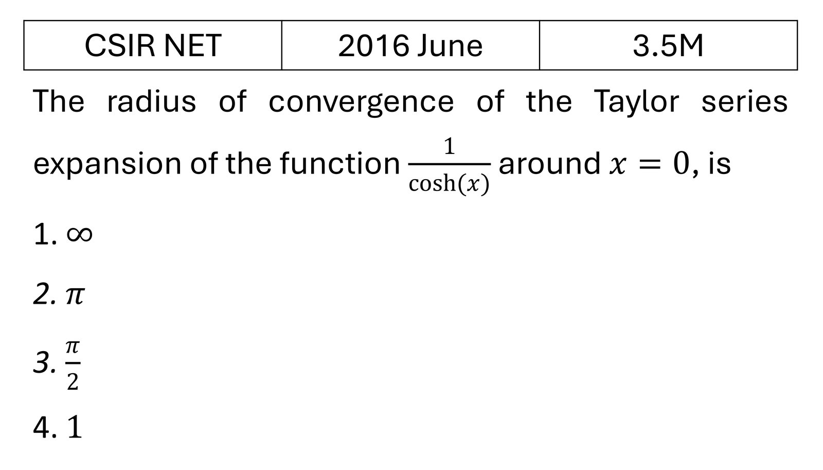 Question 3