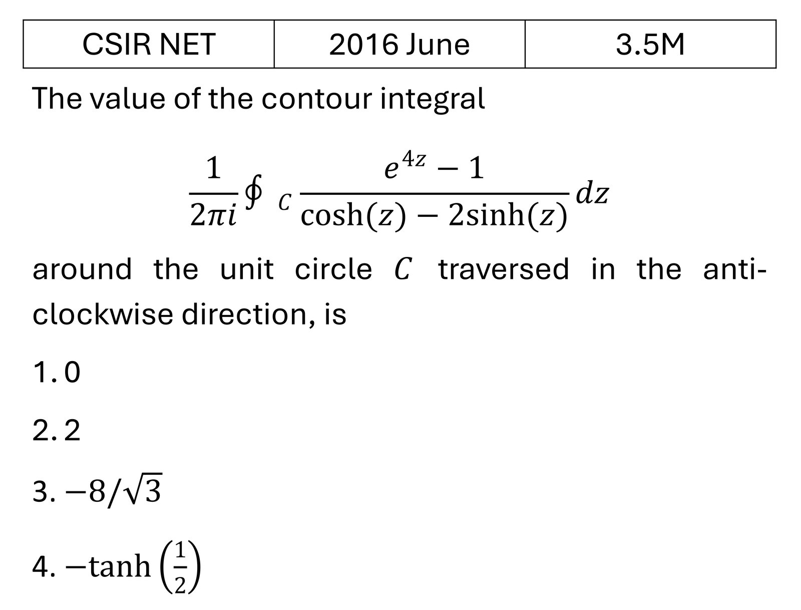 Question 3