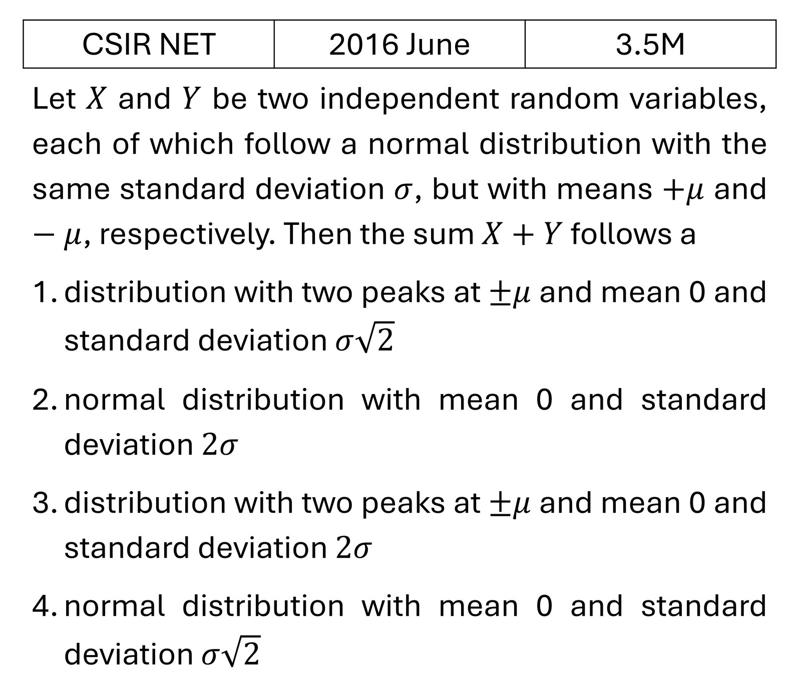 Question 3