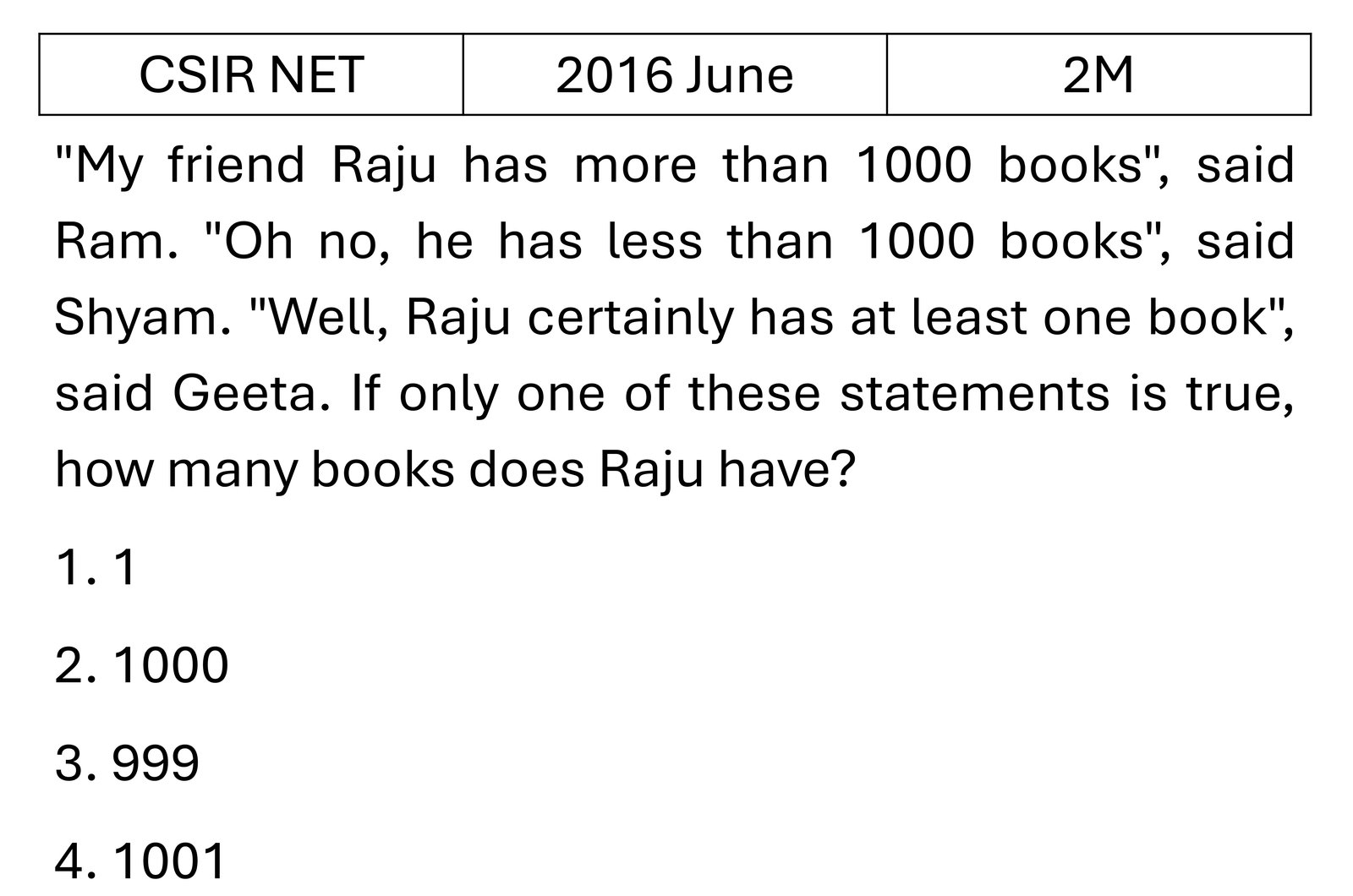 Question 9