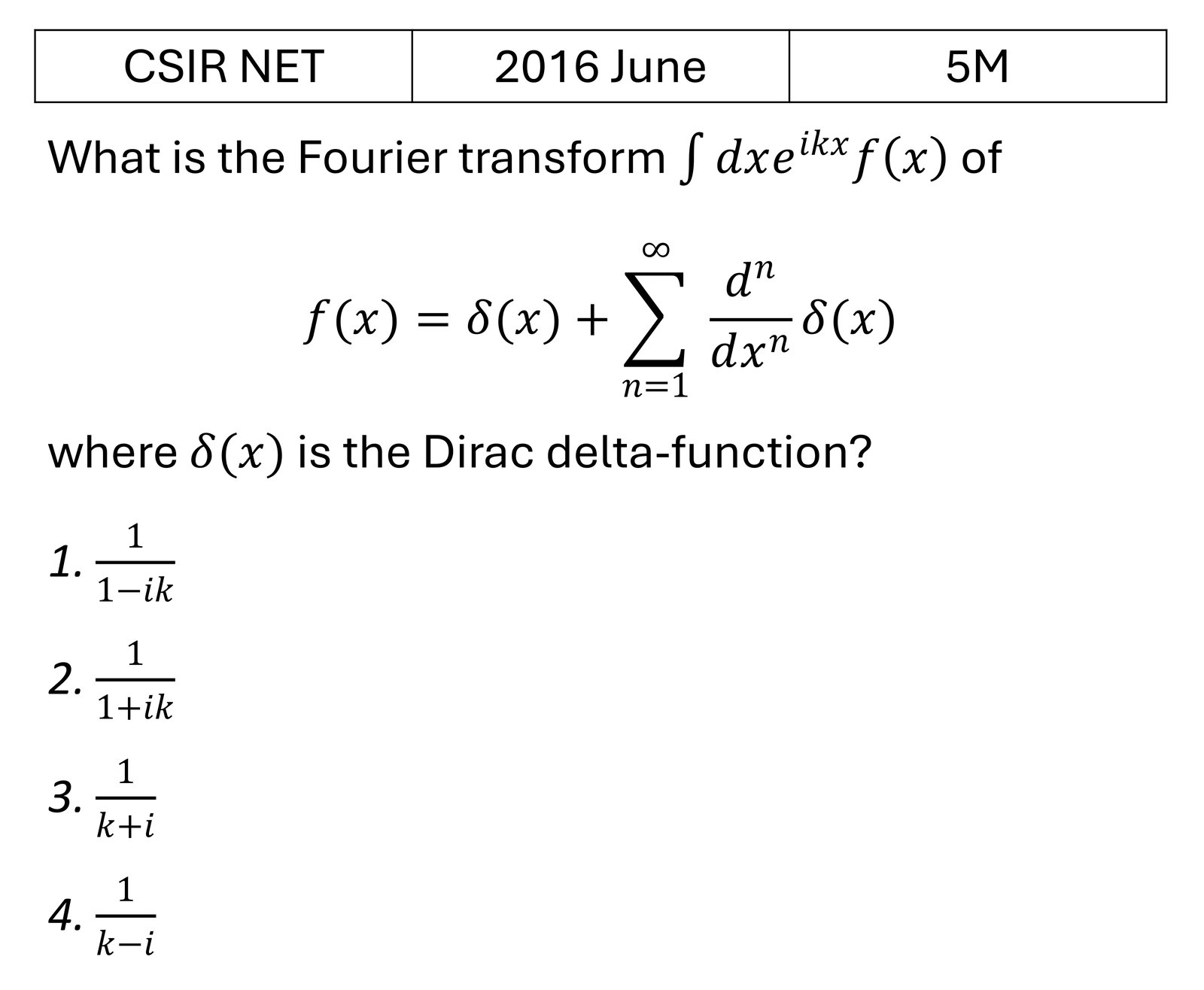 Question 4