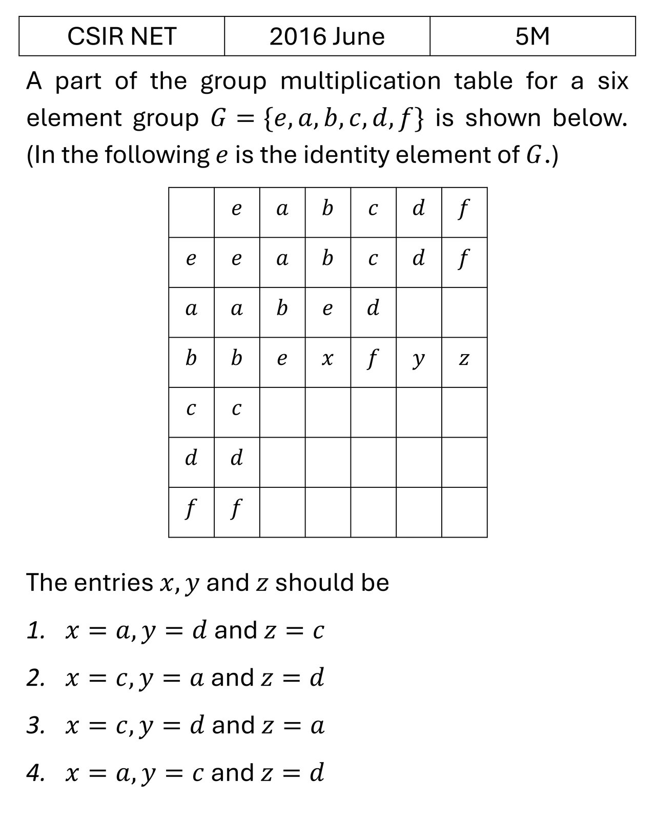 Question 2