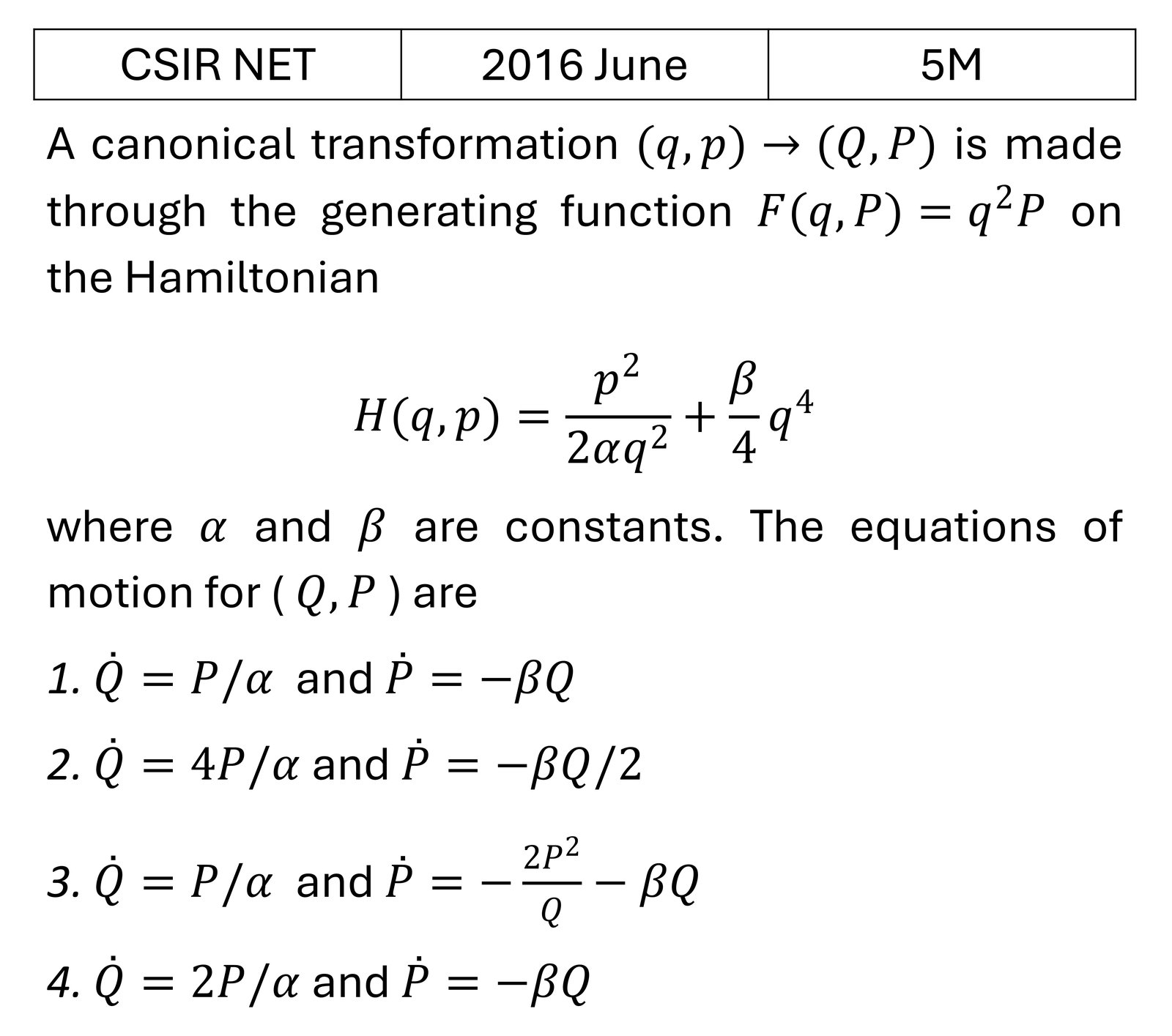 Question 3