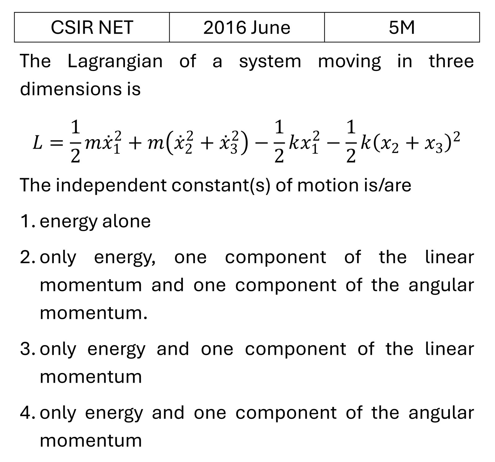 Question 5