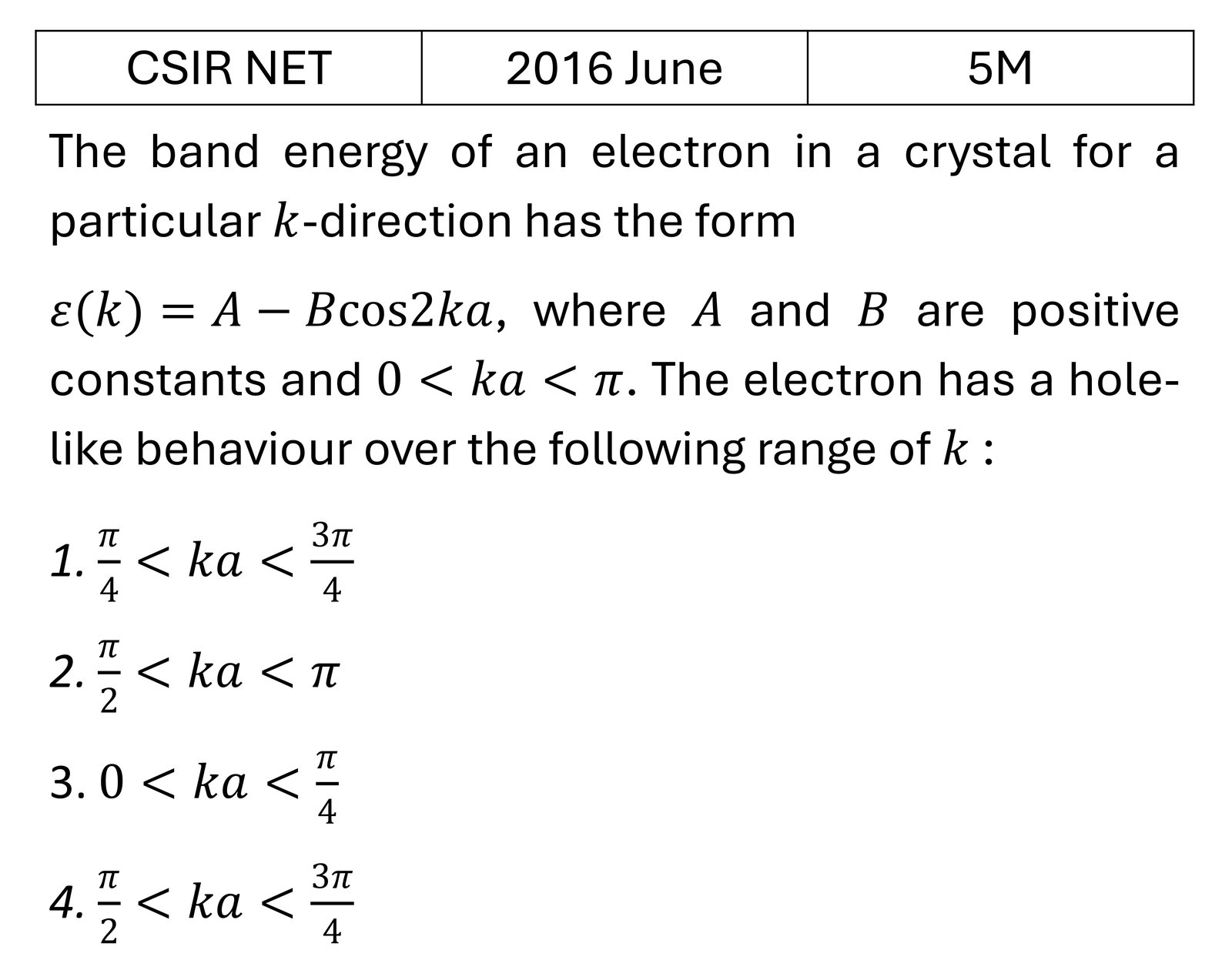 Question 4