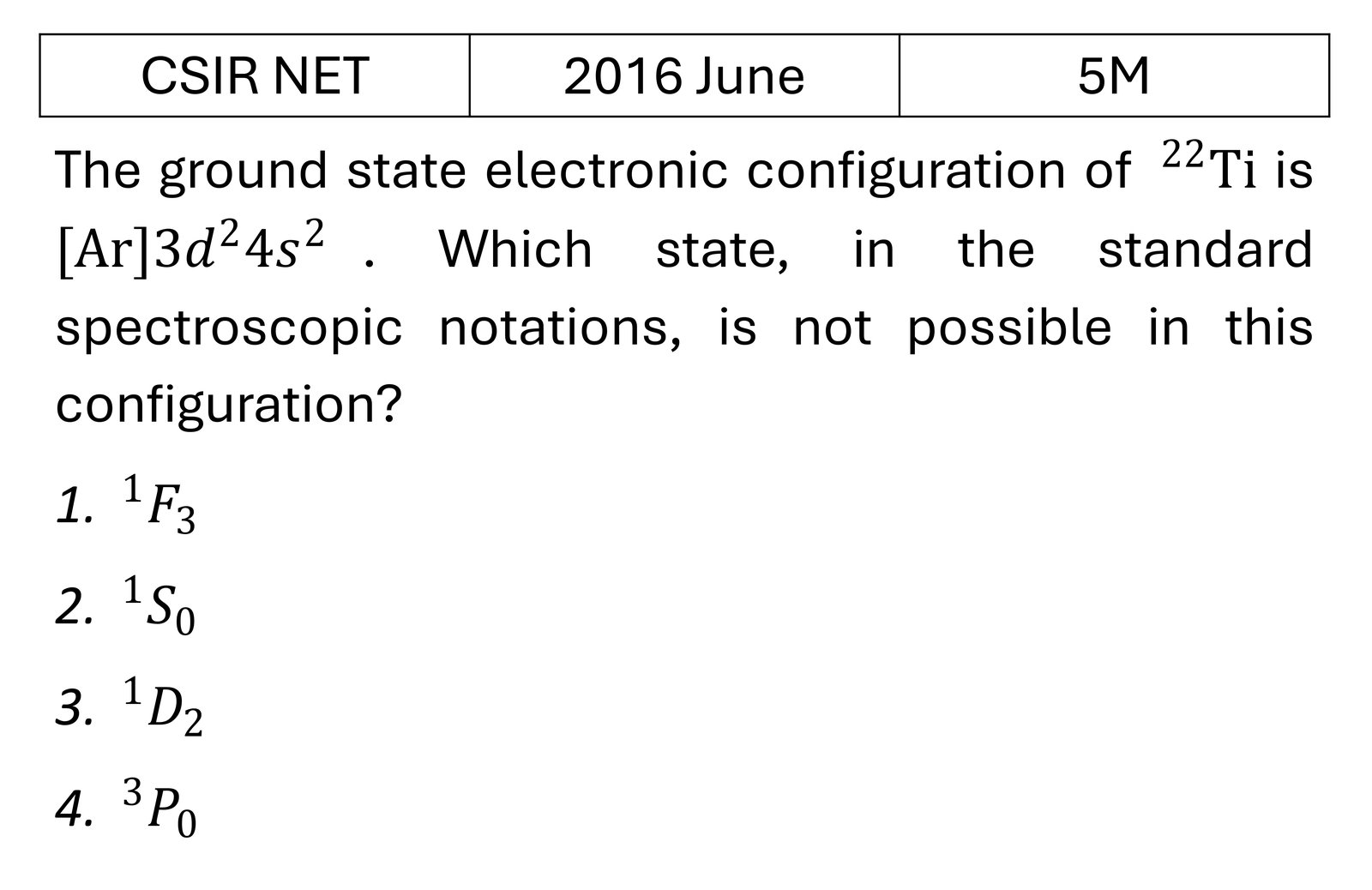 Question 5