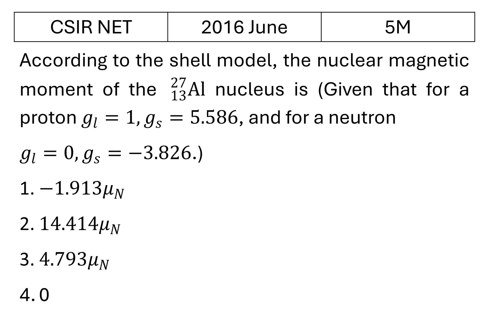 Question 3