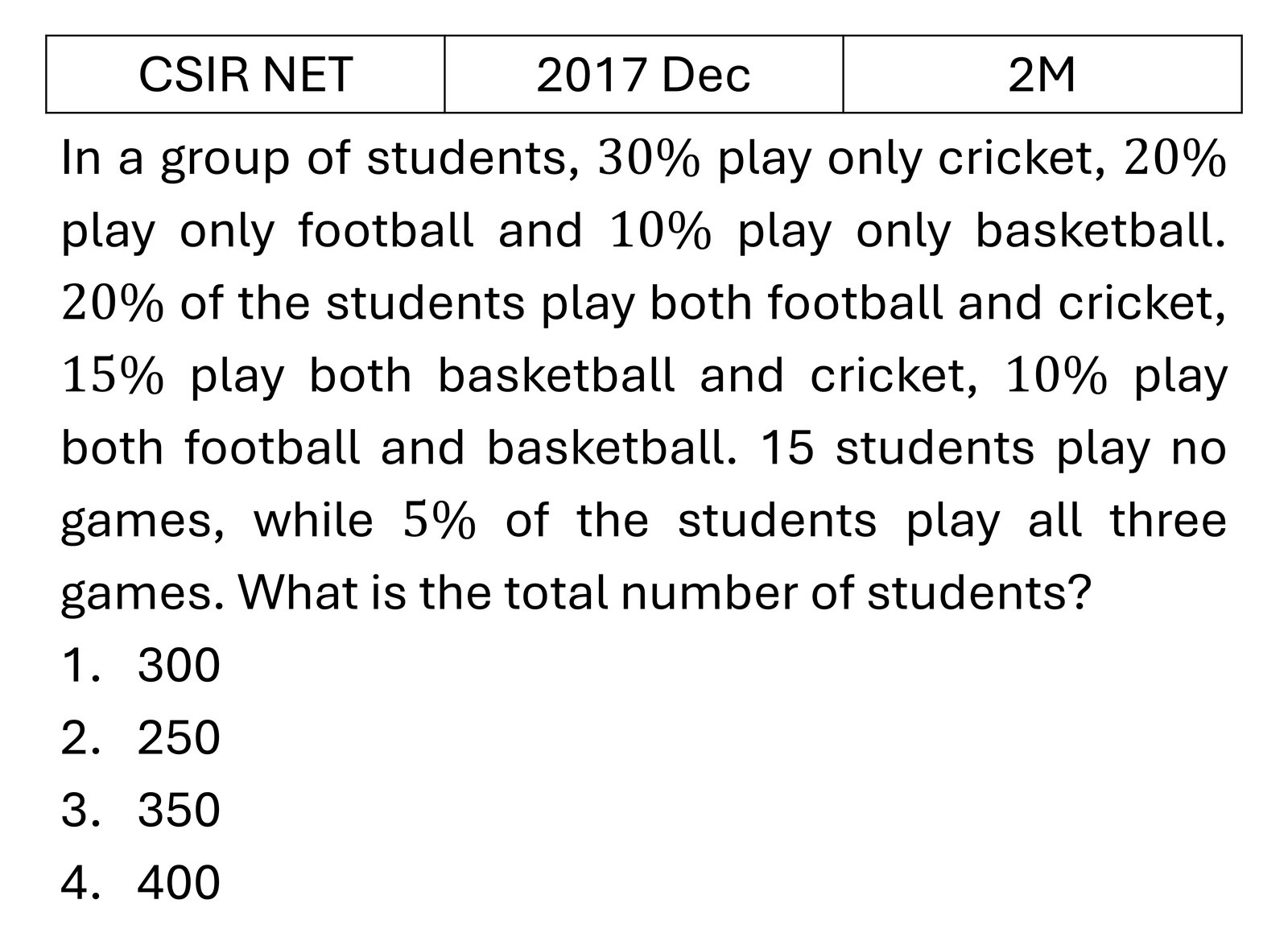 Question 16