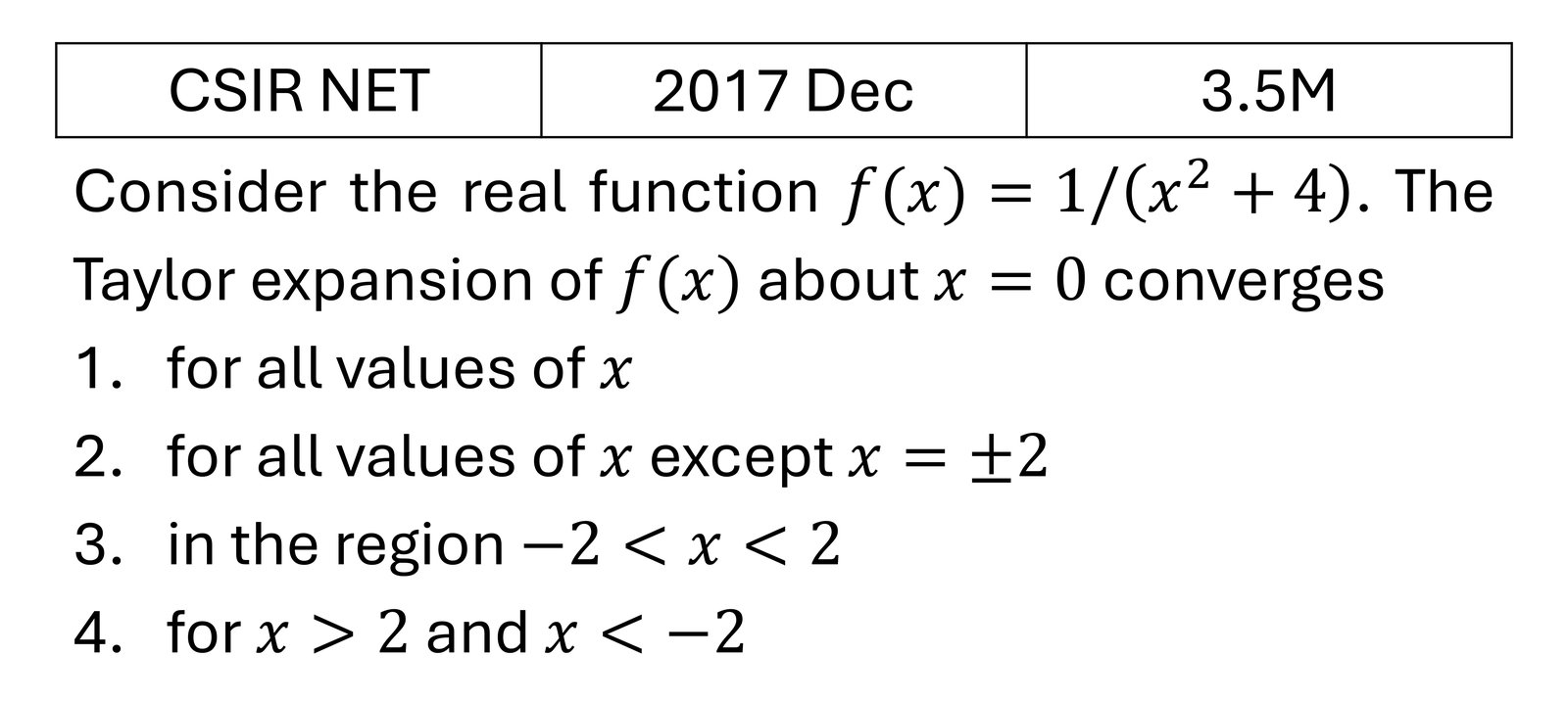 Question 4