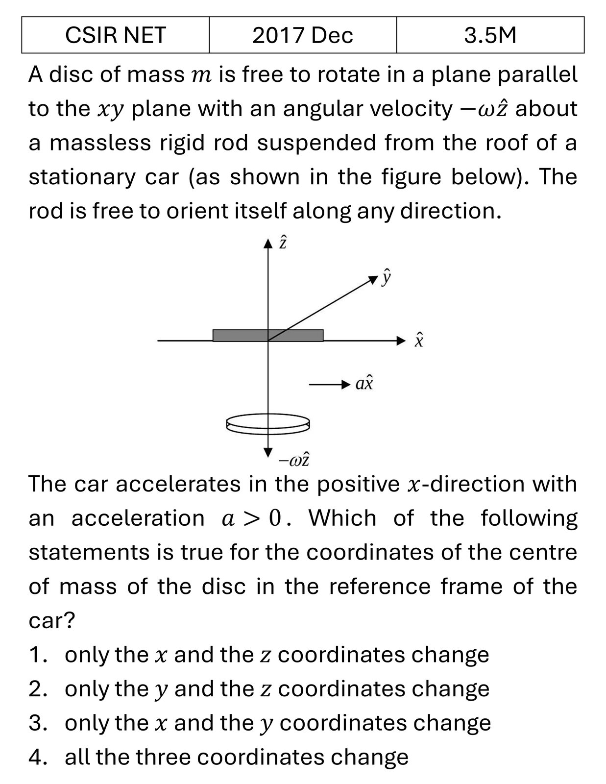 Question 1