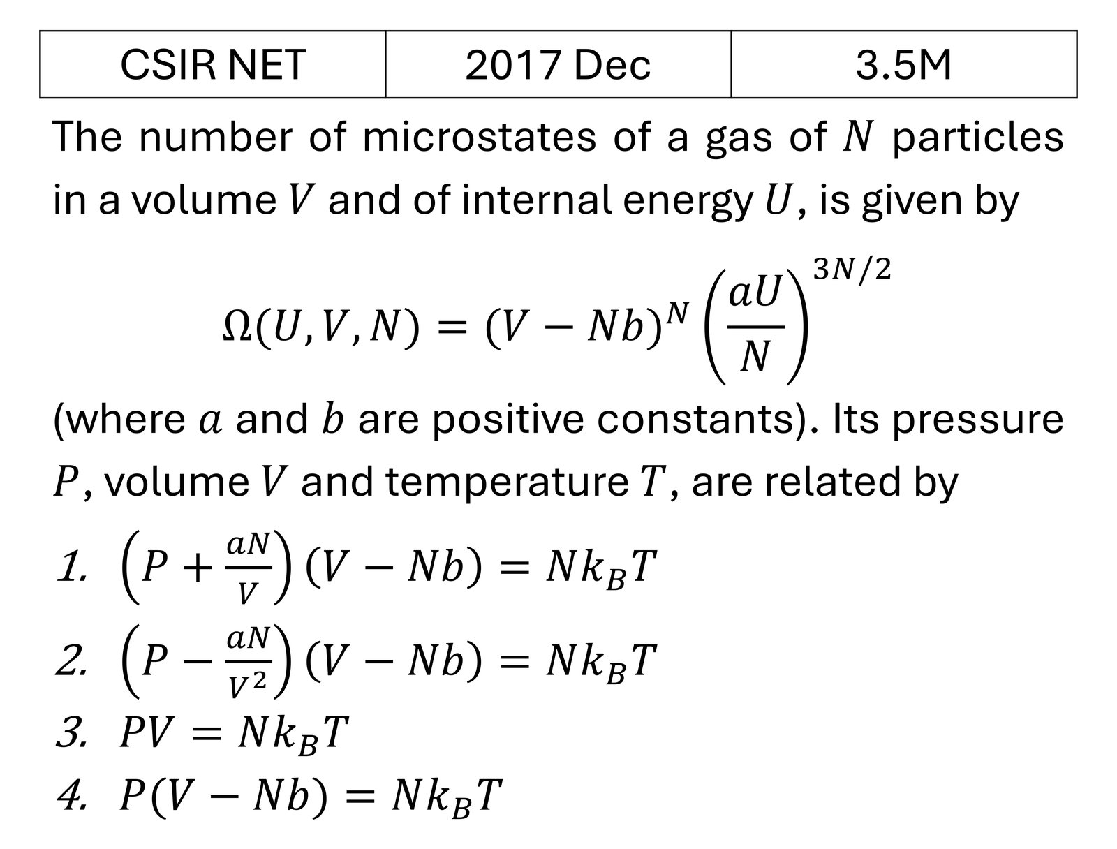 Question 3