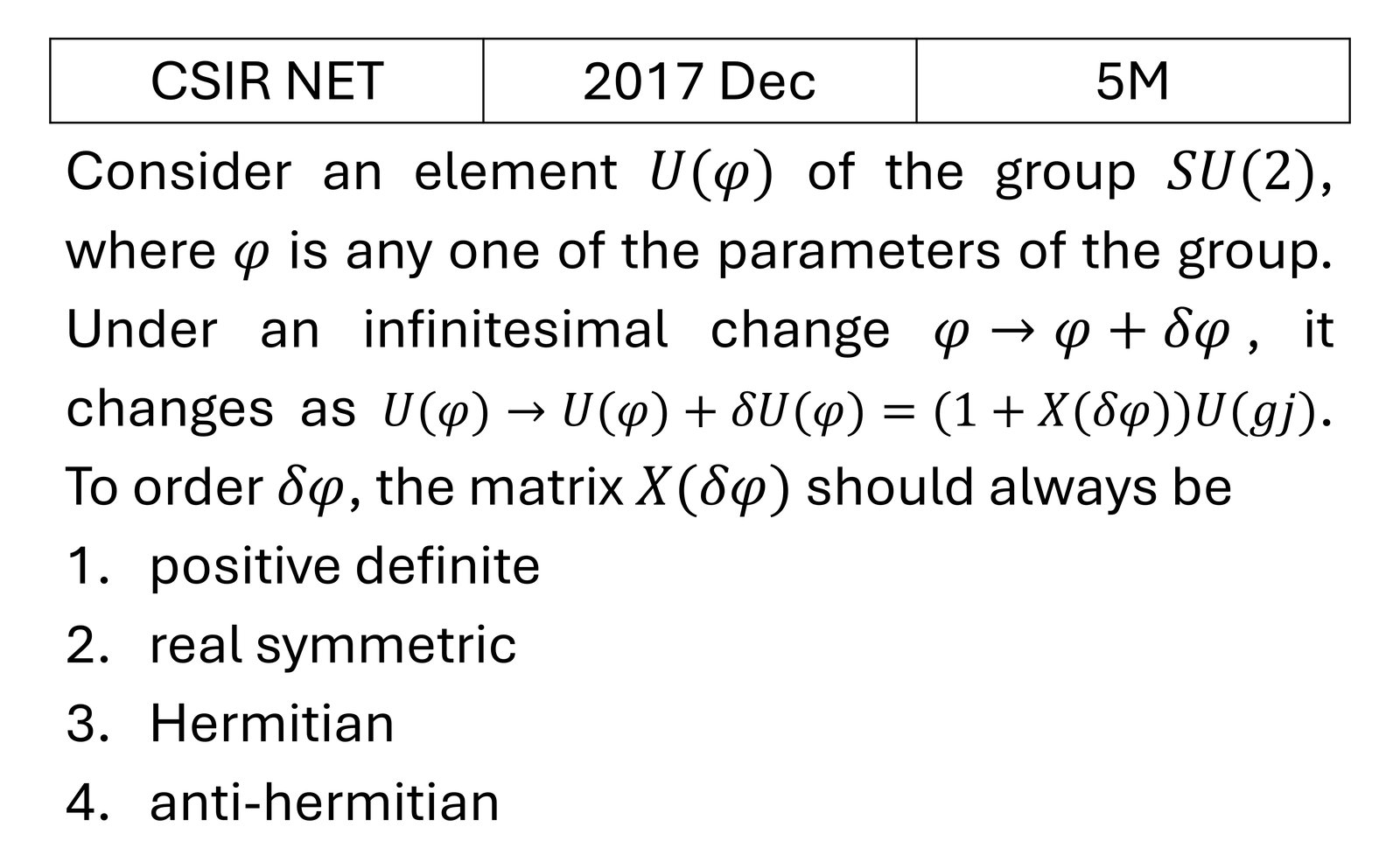 Question 3