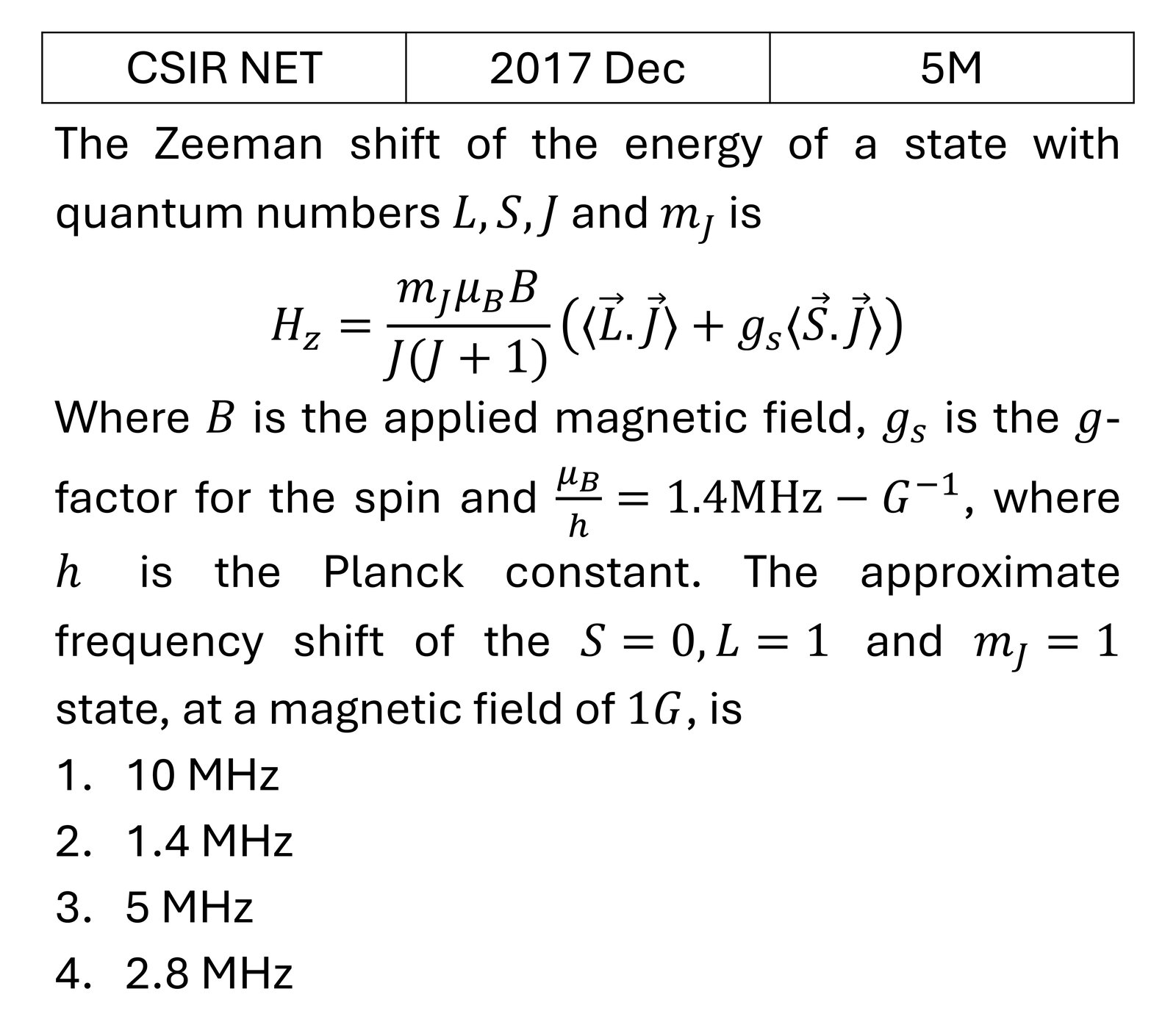 Question 2