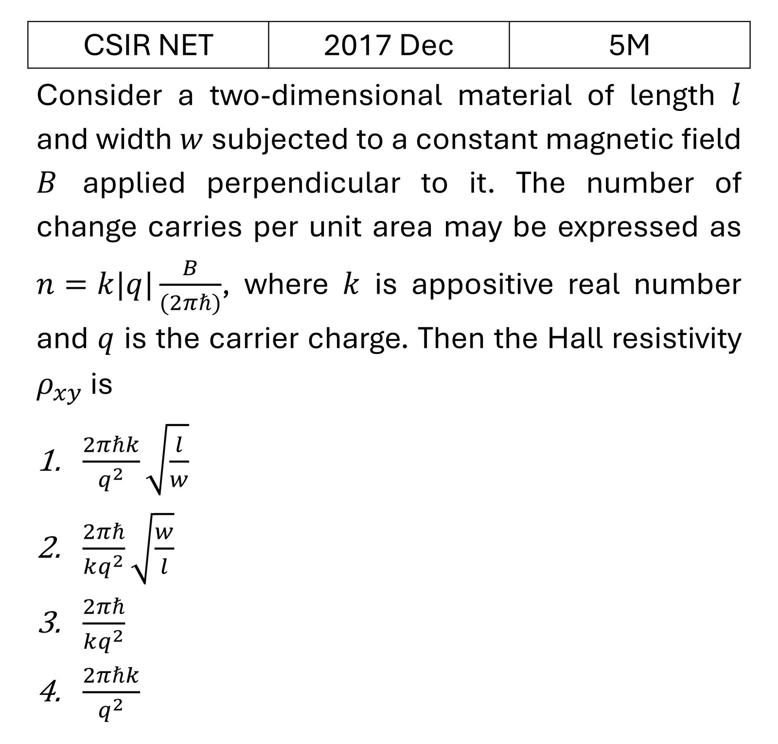 Question 1