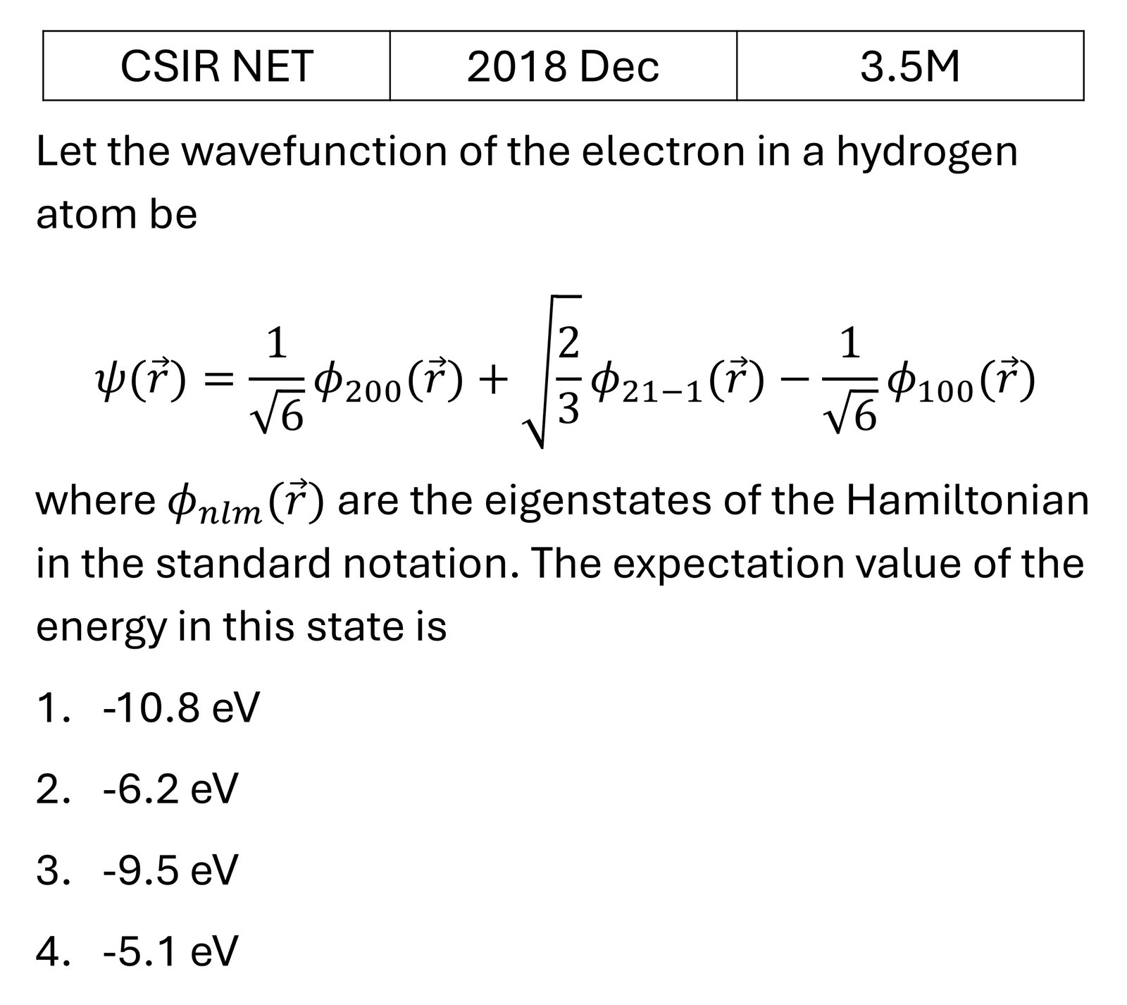 Question 8