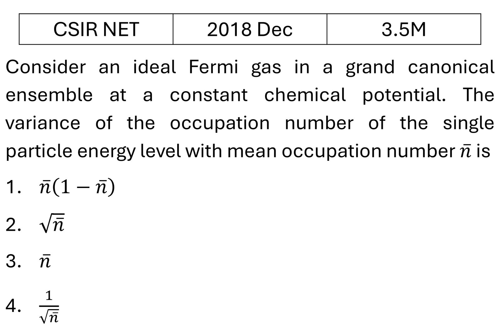Question 1