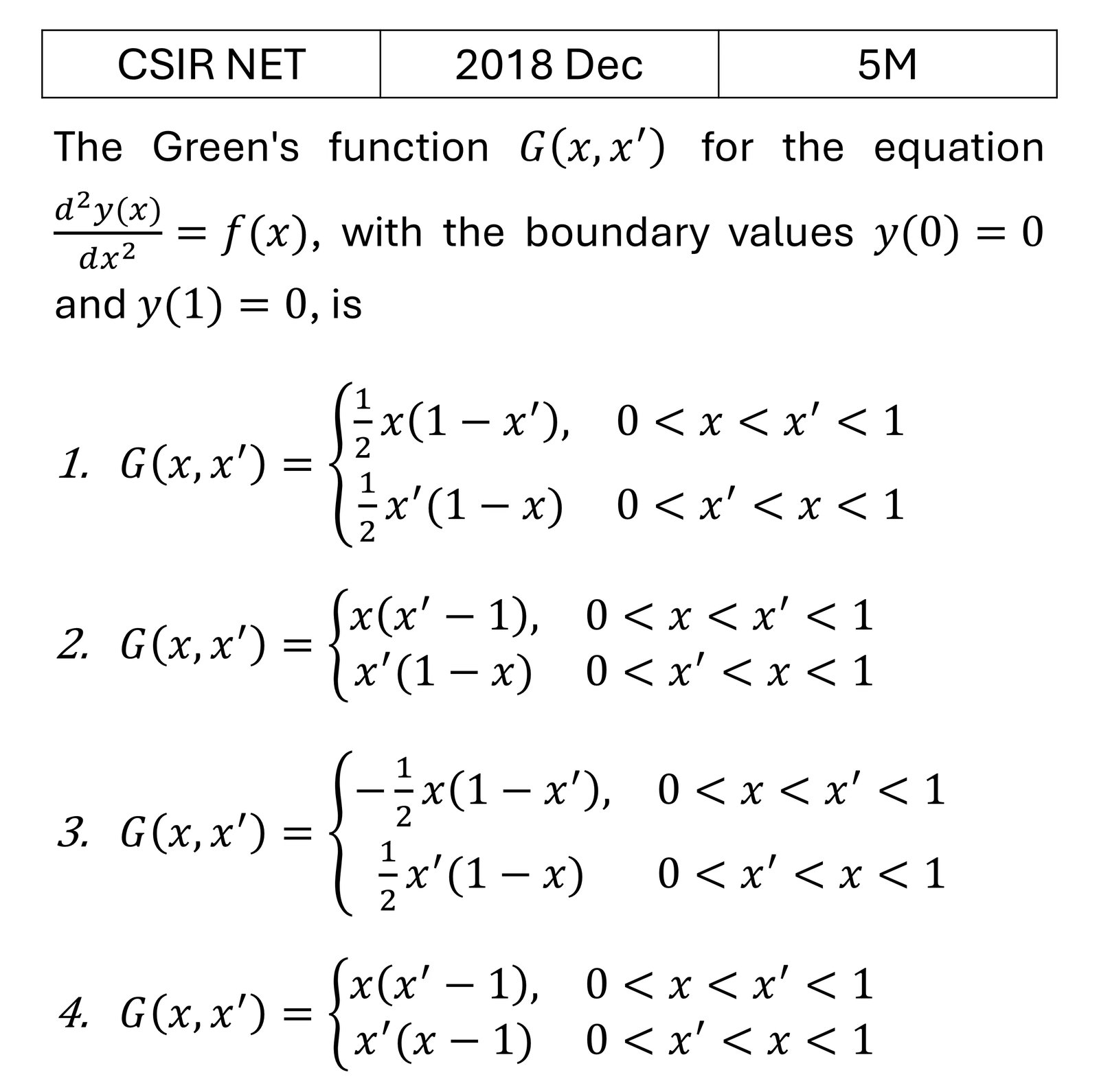 Question 4