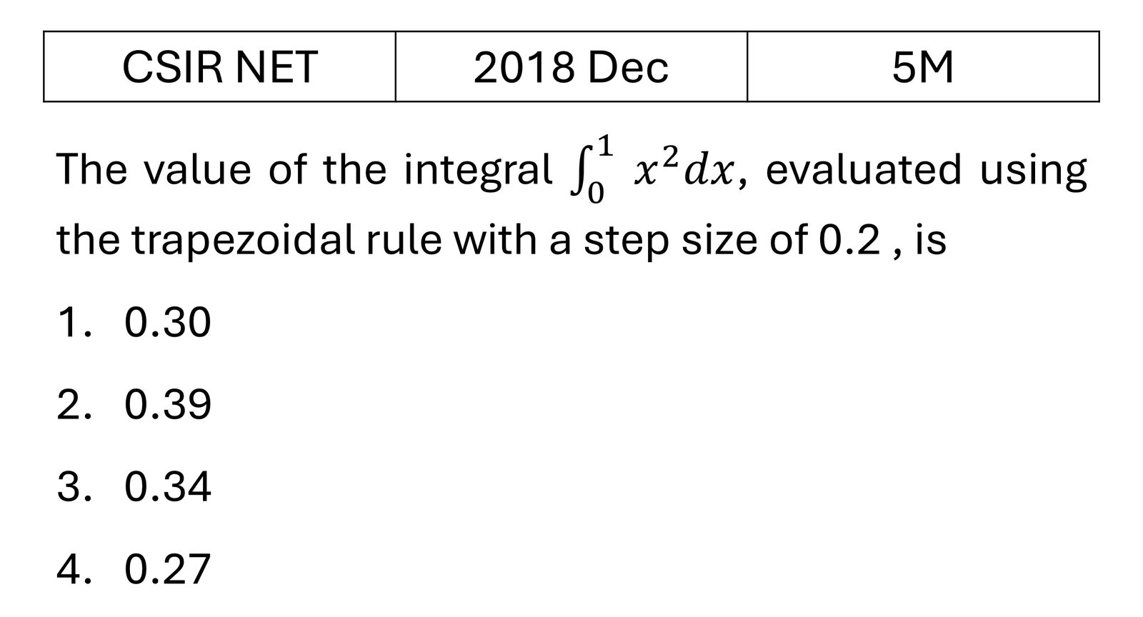 Question 8