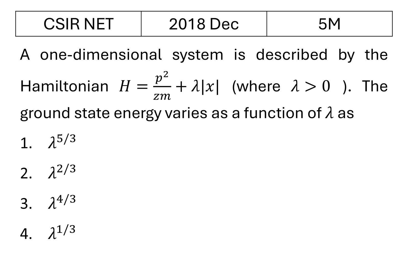 Question 3