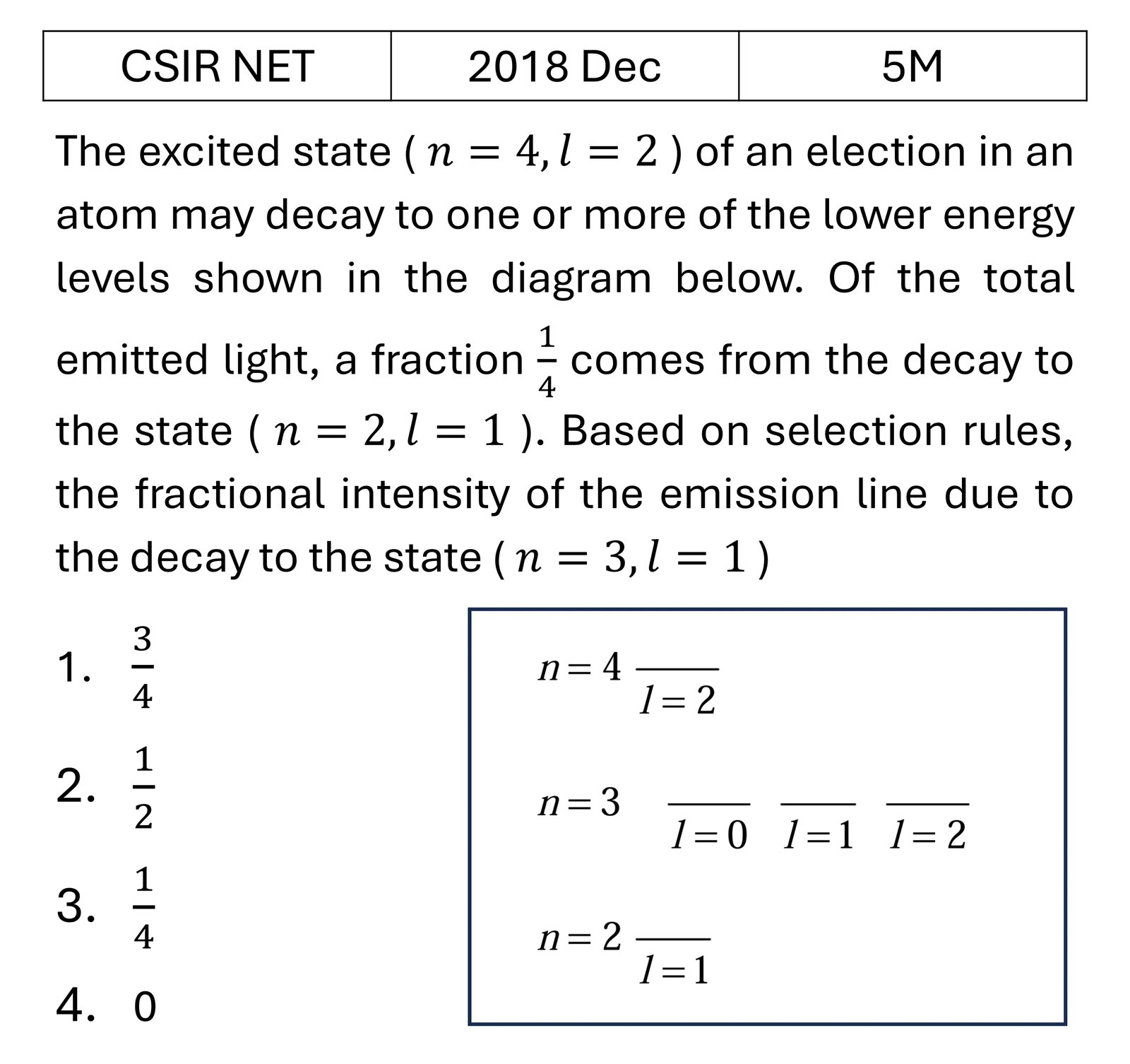 Question 1