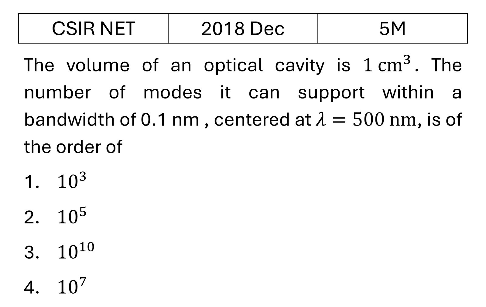 Question 7