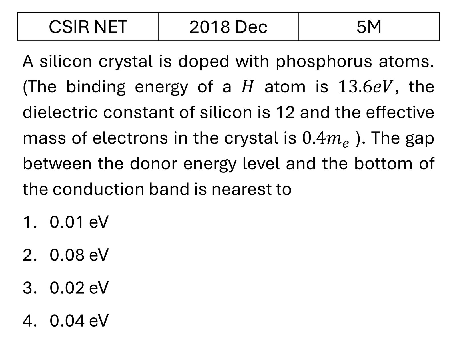 Question 4
